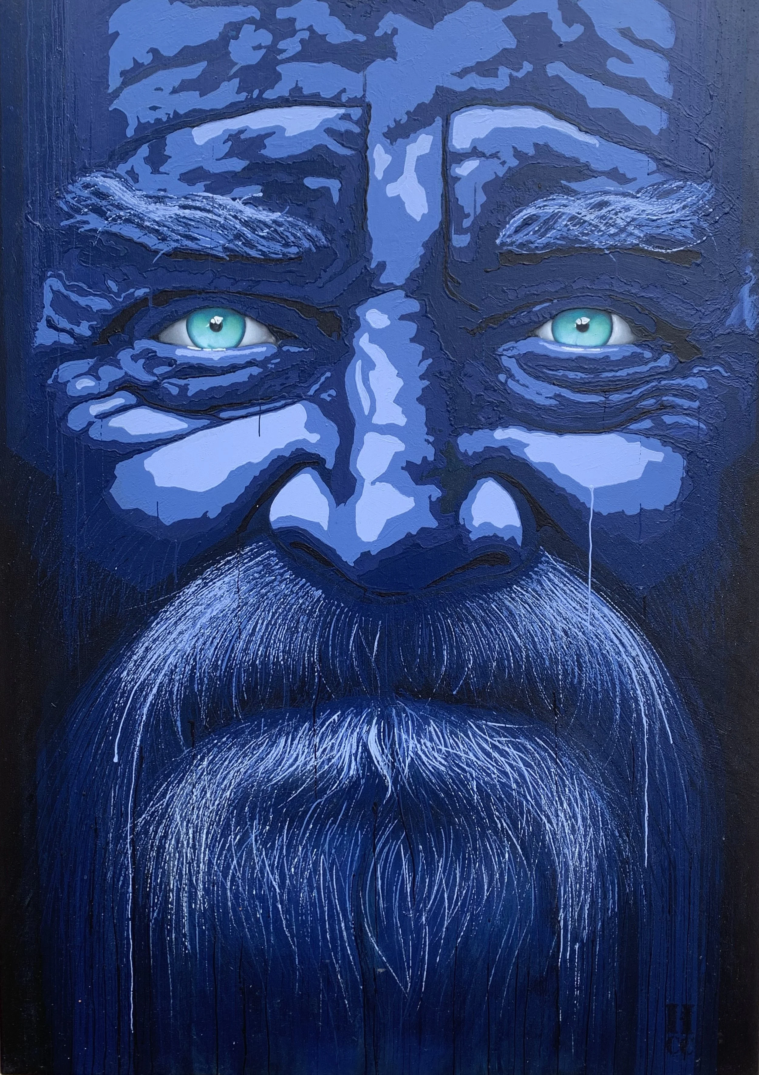 Henco Strydom - 
South Africa.

"Moonlight" 
Acrylic, Mixed medium on canvas
100 x 140 cm
