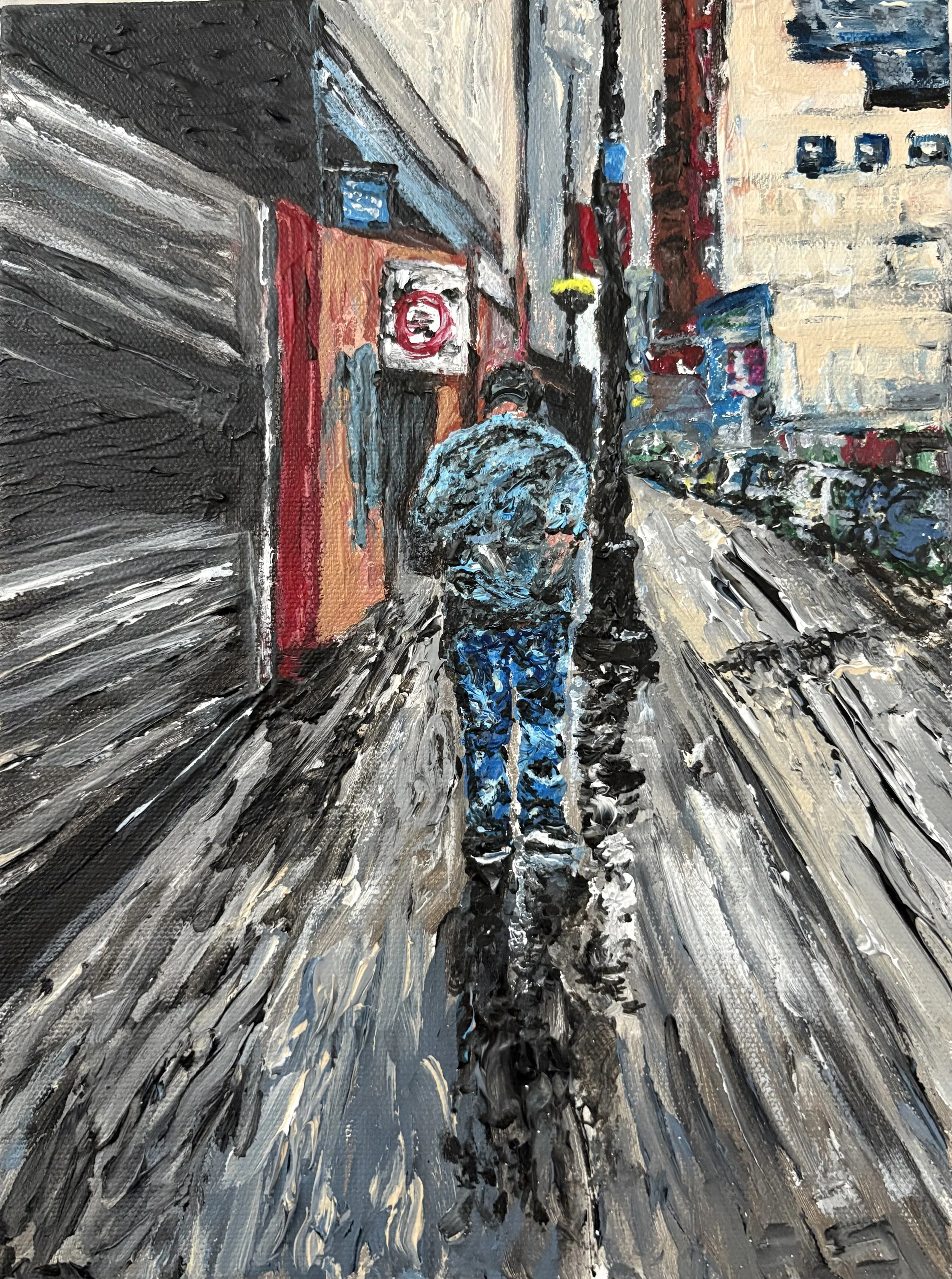 Geoff Culbertson
Arizona
"Populated Isolation," 2025
Acrylic
9 x 12 in