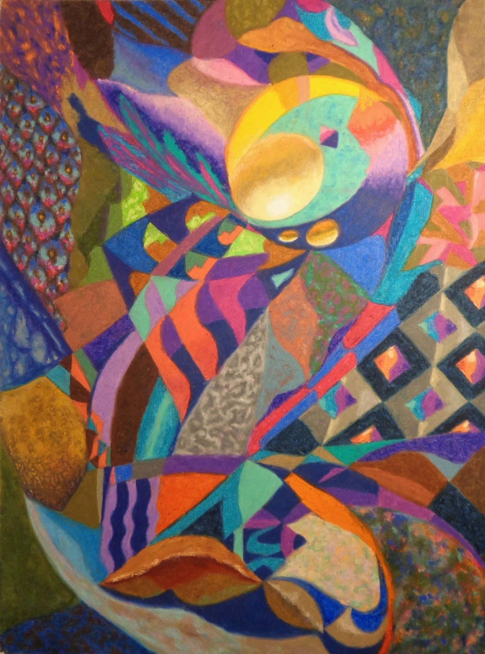 Terry Jackson - Saint Louis, Missouri - "No Title” 
Oil pastel on paper
24 × 18 in
