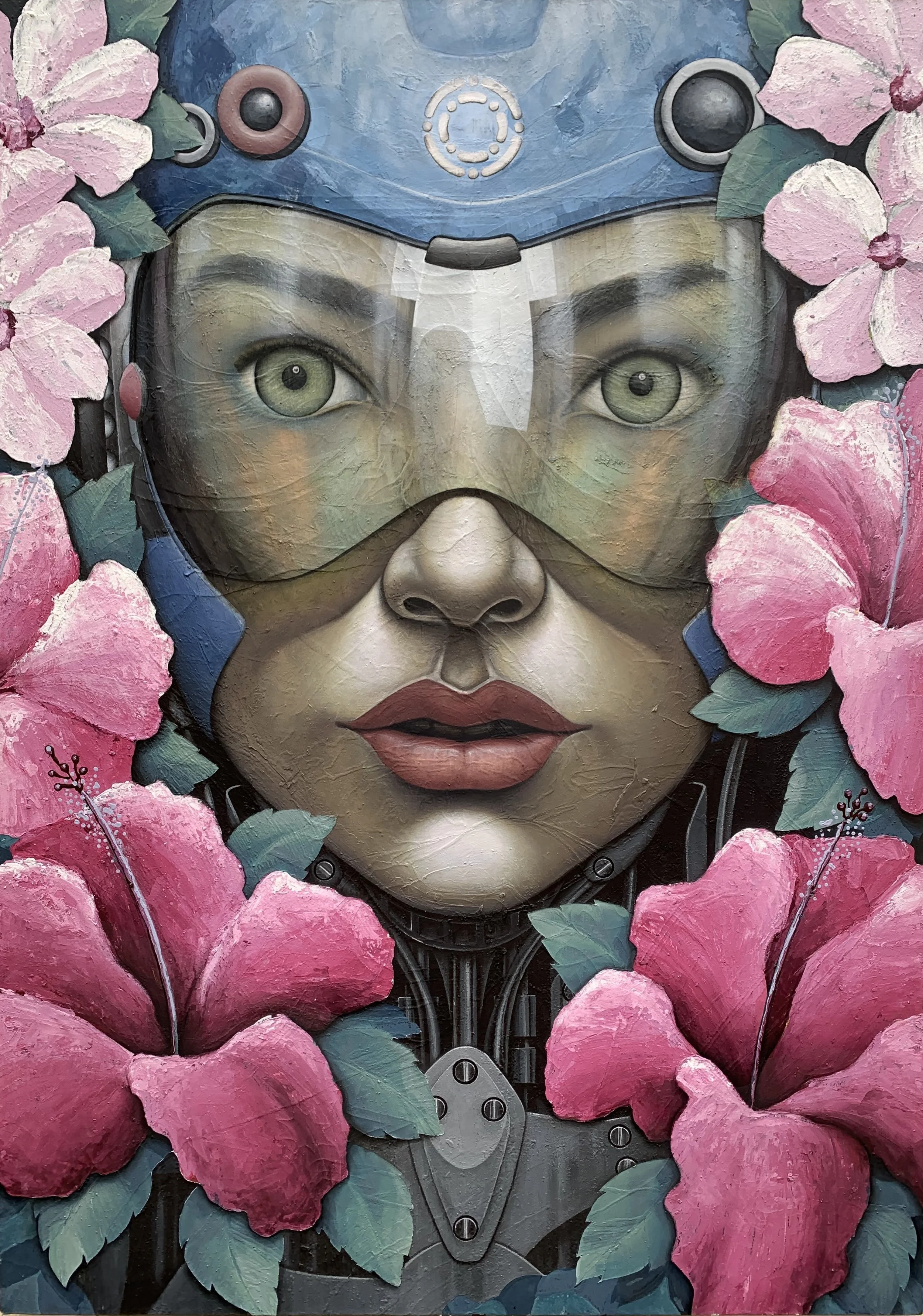 Henco Strydom - 
South Africa.

"Guardian" 
Acrylic, Mixed medium on canvas
100 x 140 cm