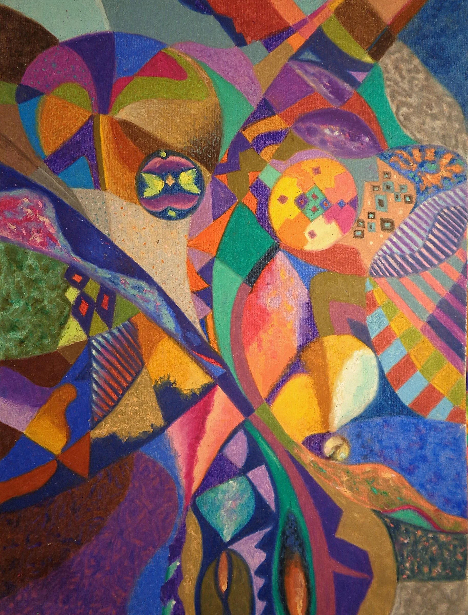 Terry Jackson - Saint Louis, Missouri - "No Title” 
Oil pastel on paper
24 × 18 in