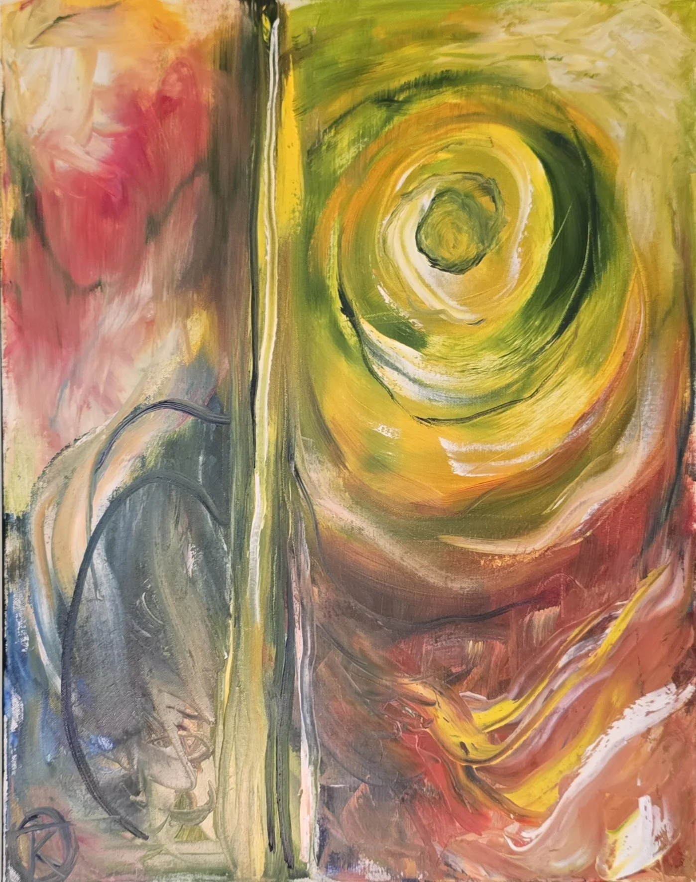 Teresa Fuller Kenton - Snellville, Georgia - “Conundrum” 
Oil on canvas
22 × 28 in