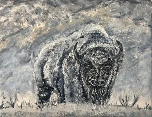 Culbertson Art - Geoff Culbertson -

Arizona. "Winter Roam" 
Oils on Canvas
12 x 12 in