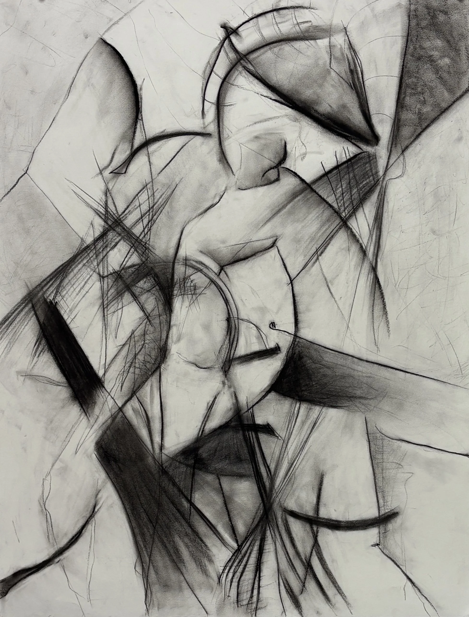 Denise Owen - 
Oakland, California. 
“Christopher I”
Charcoal on paper
18 x 24 in