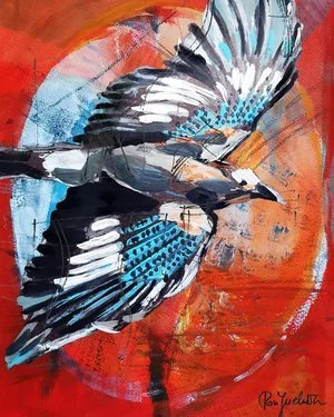 Rosa Juchniewicz

"Guardian of the Forest" 
Mixed media
50 x 62 cm