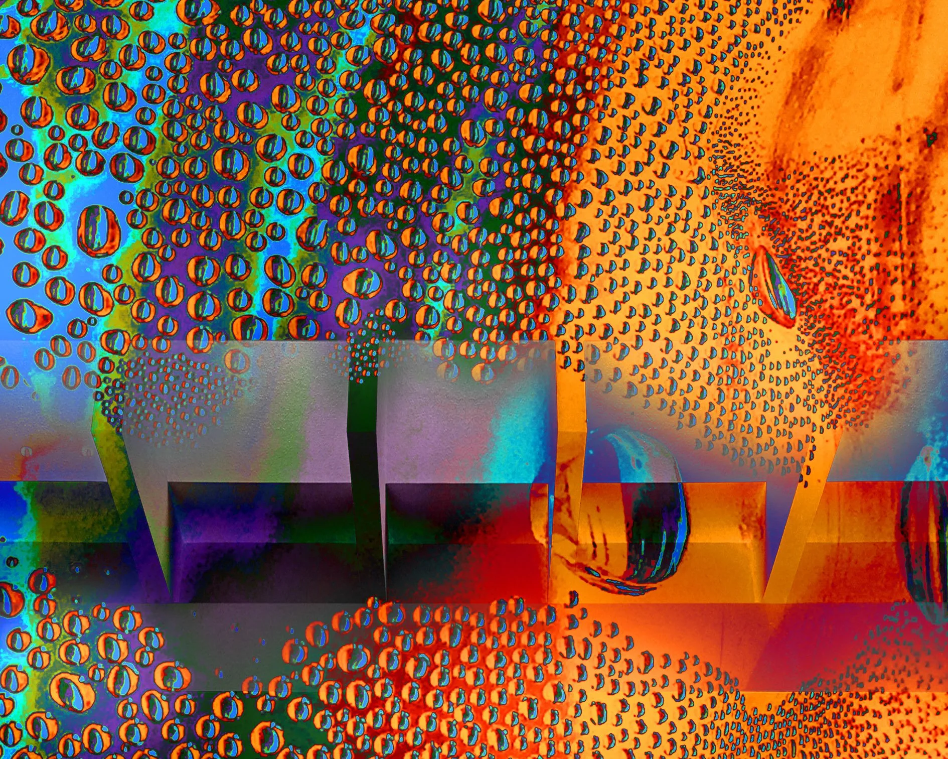 John Diephouse - Lansing, Michigan - "1000 Worlds Ascending” 
Digital Collage
16 x 20 in
