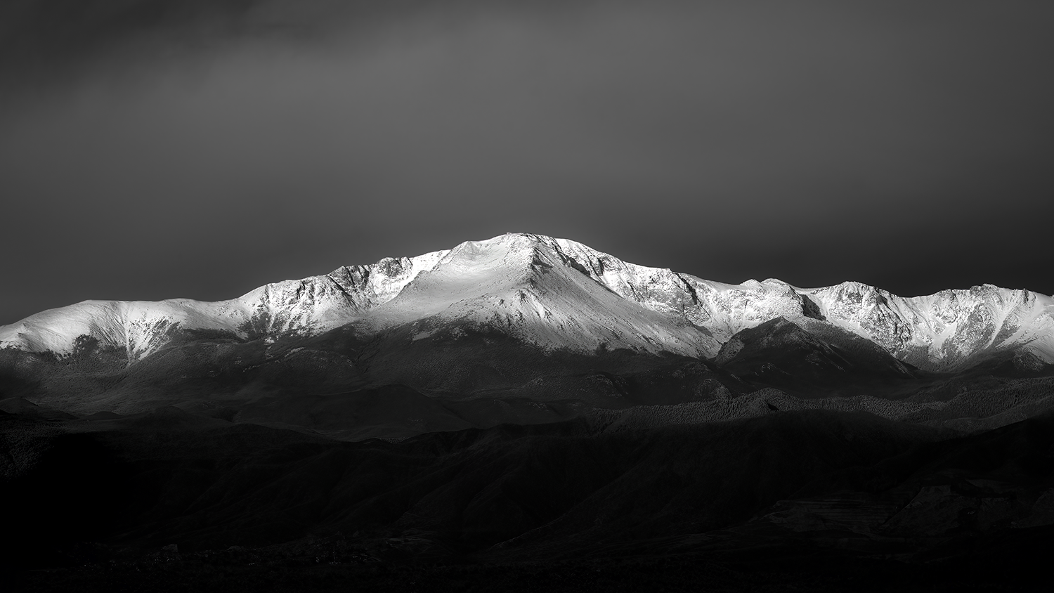 "Tava, Sun Mountain," 12in x 21in, Archival Pigment, Infrared Photography