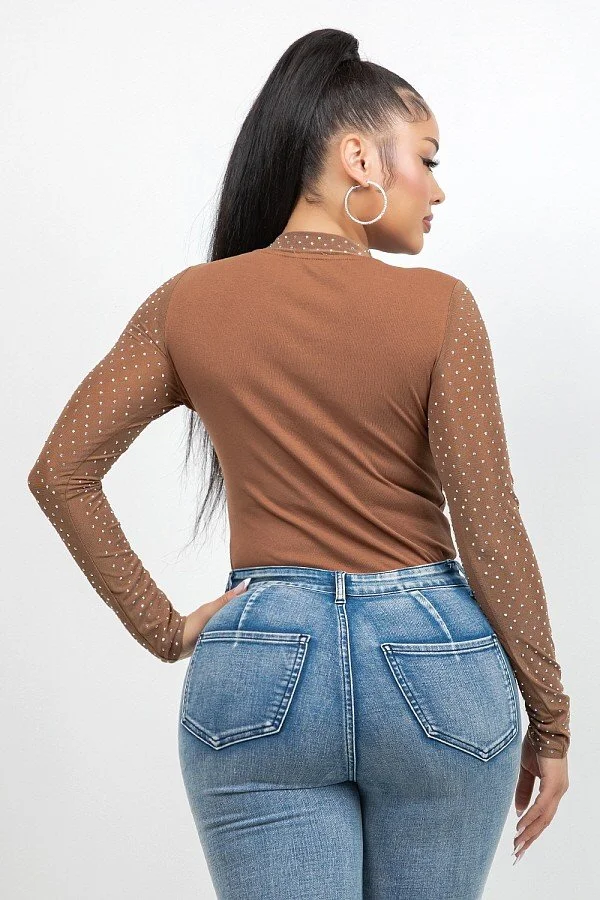 Cataleya Solid-neon Sheer Mesh Tassel Fringe Top - Cafe 2.jpg