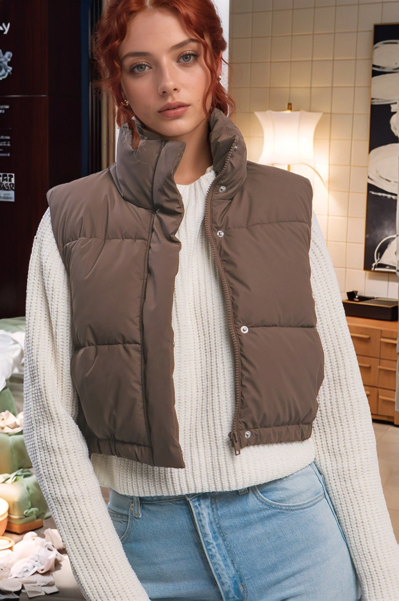 Raquel Puffer Vest - espresso.jpg