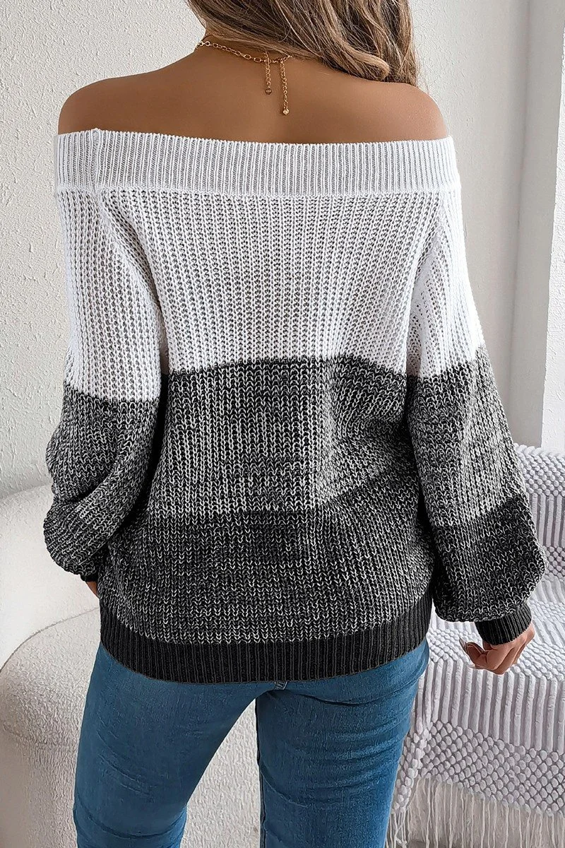 Julieta off the Showlder Knit Sweater - Black 4.jpg