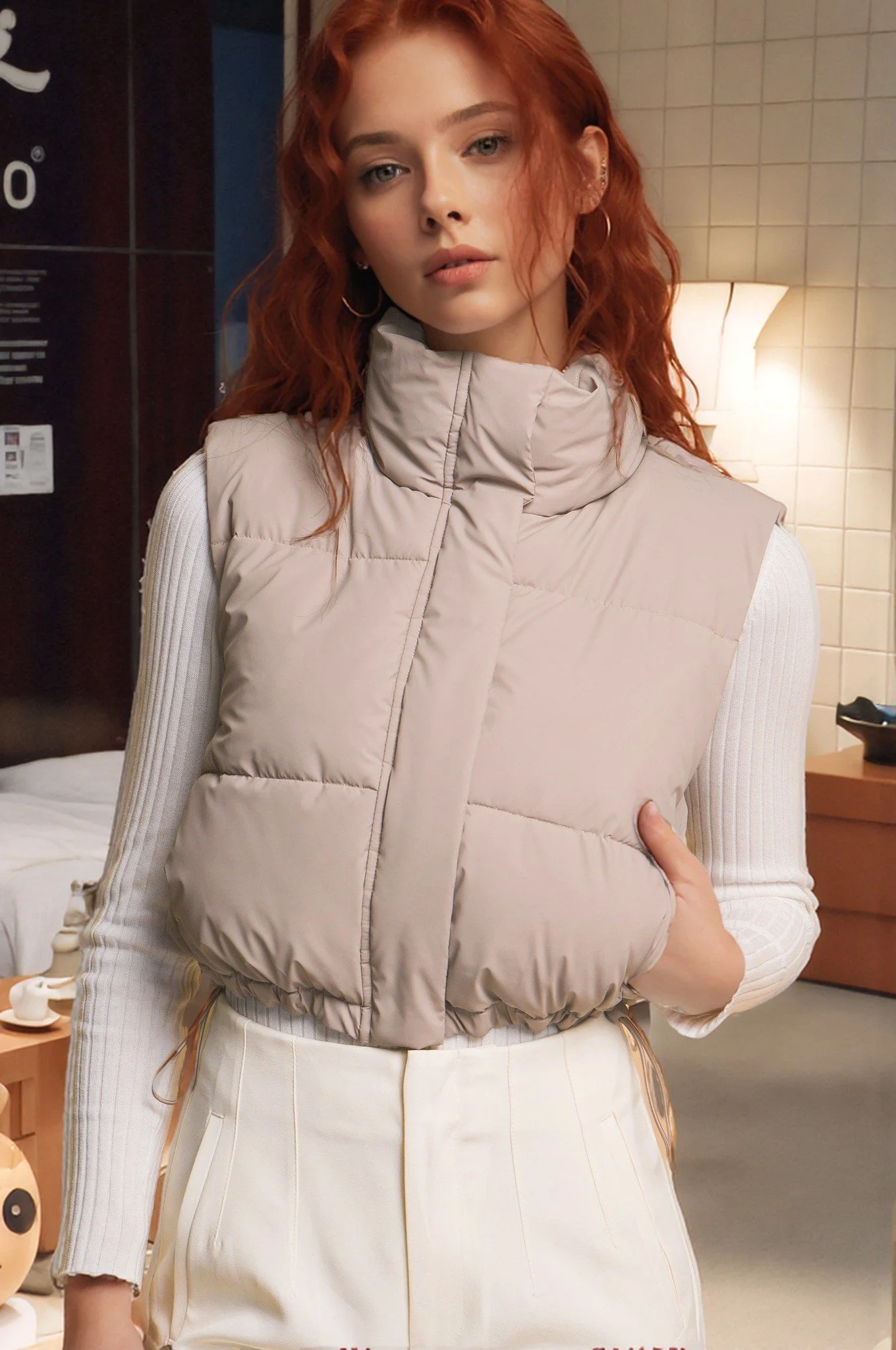 Raquel Puffer Vest - beige.jpg