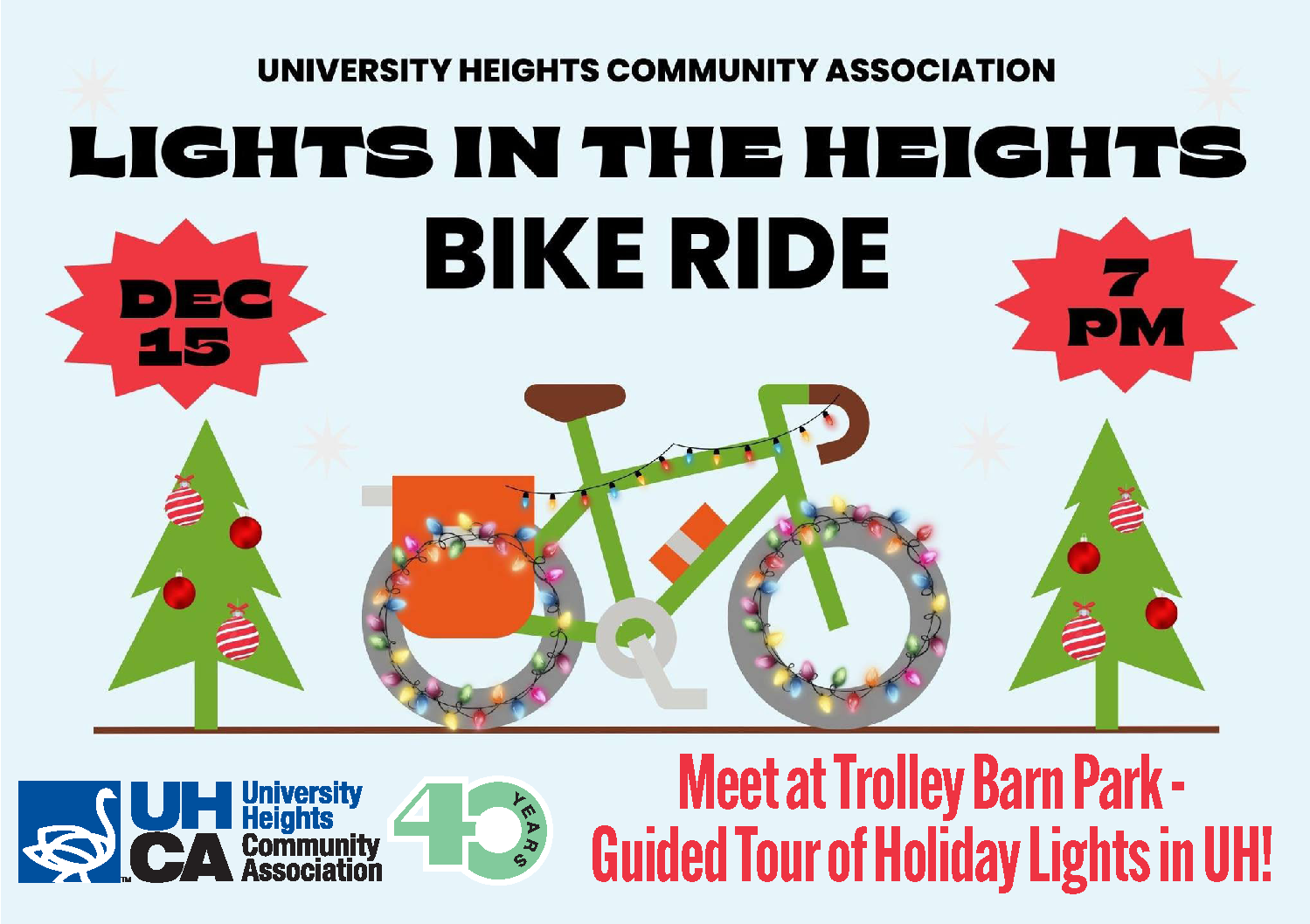 Lights in the Heights Bike Ride