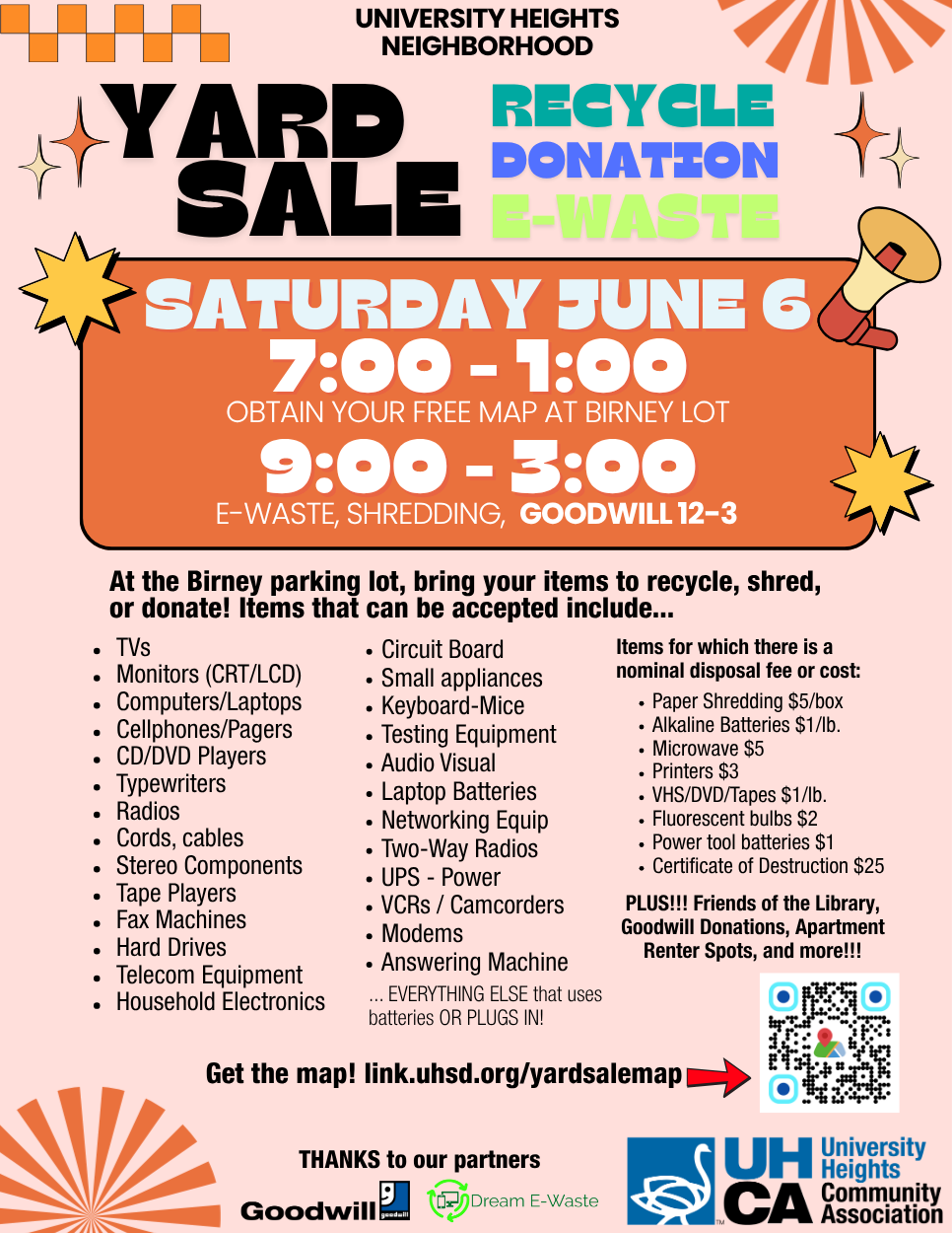 UH Community Yard Sale &amp; Recycling Event 