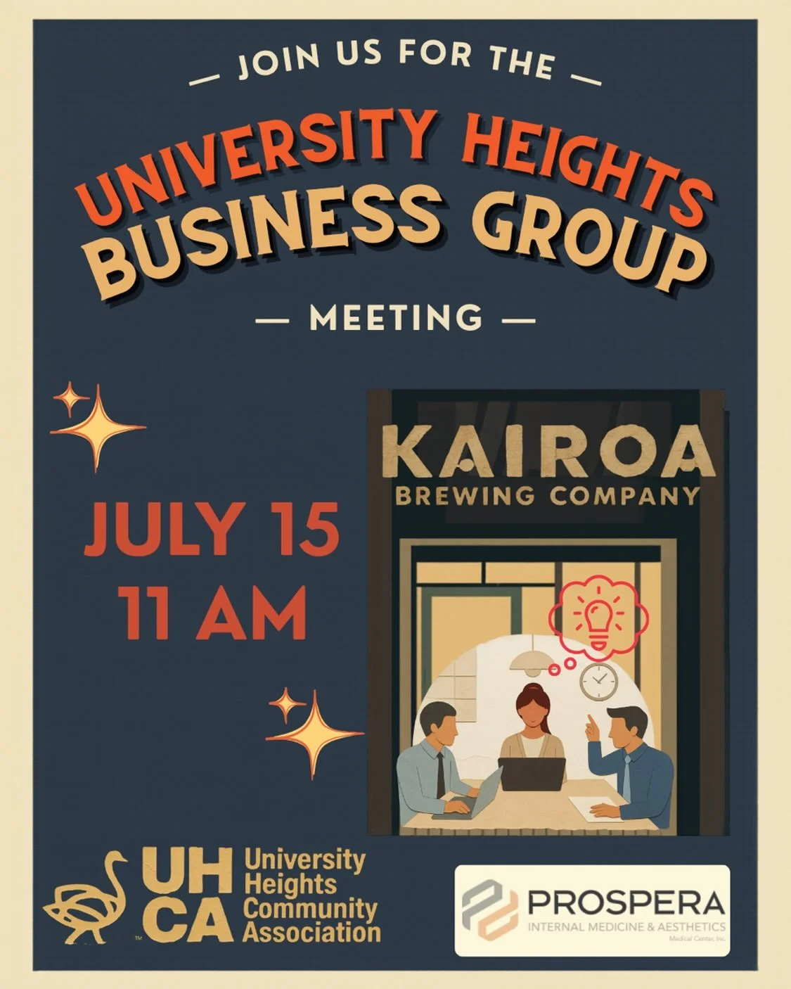 See you at our upcoming UHCA Business Meeting on Wednesday July 15, 11 AM at @kairoabrewingcompany 

It was so great seeing so many familiar and new faces at our June UH Business Meeting! Thank you to everyone who shared ideas, feedback, and enthusia