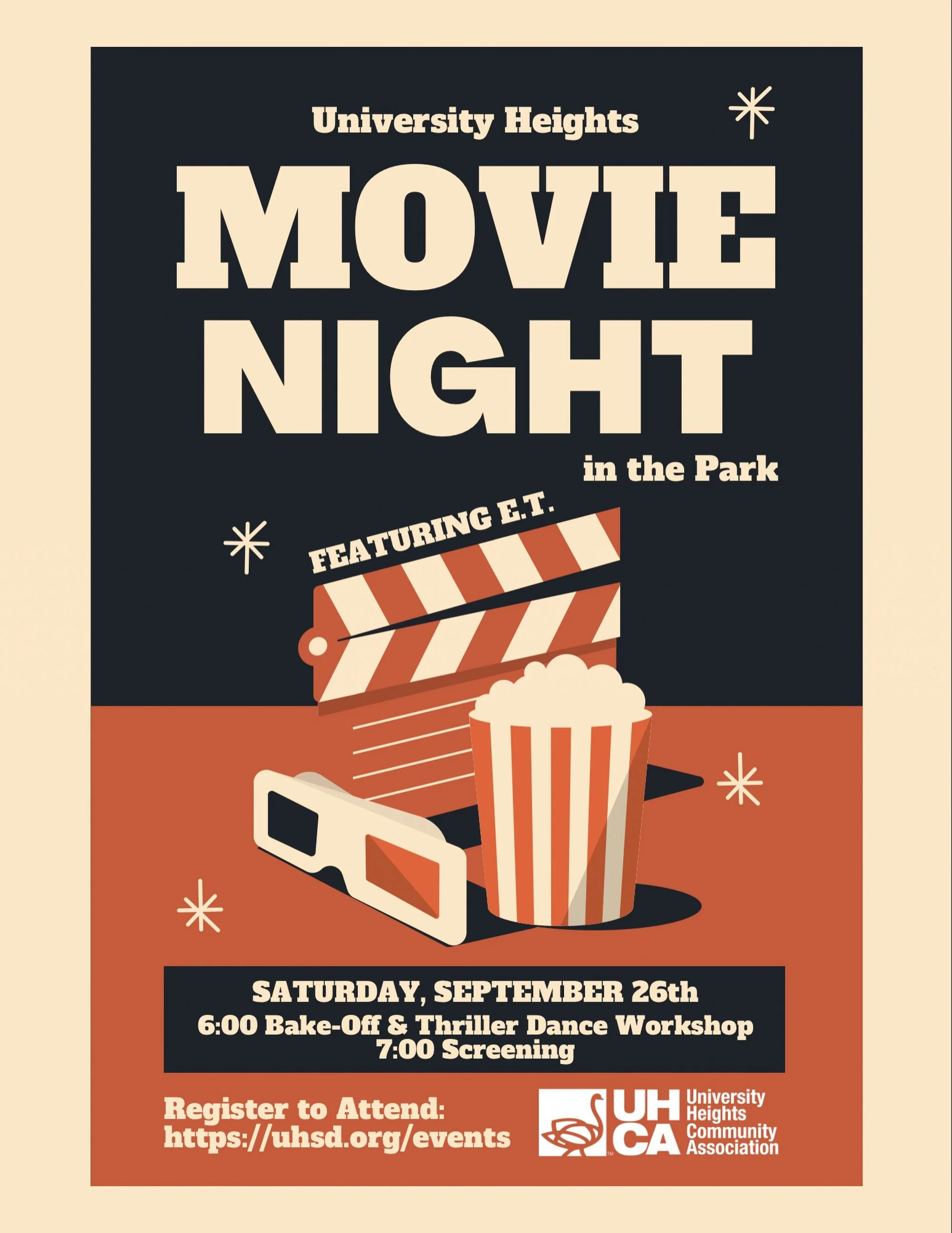 Movie Night in the Park is back! Join us on Saturday, September 26th at 6:00 PM for a showing of E.T. at Old Trolley Barn Park! Register to attend via our link in bio ✨ 

DATE: Saturday, September 26th
TIME: 6:00 PM
LOCATION: Old Trolley Barn Park 


