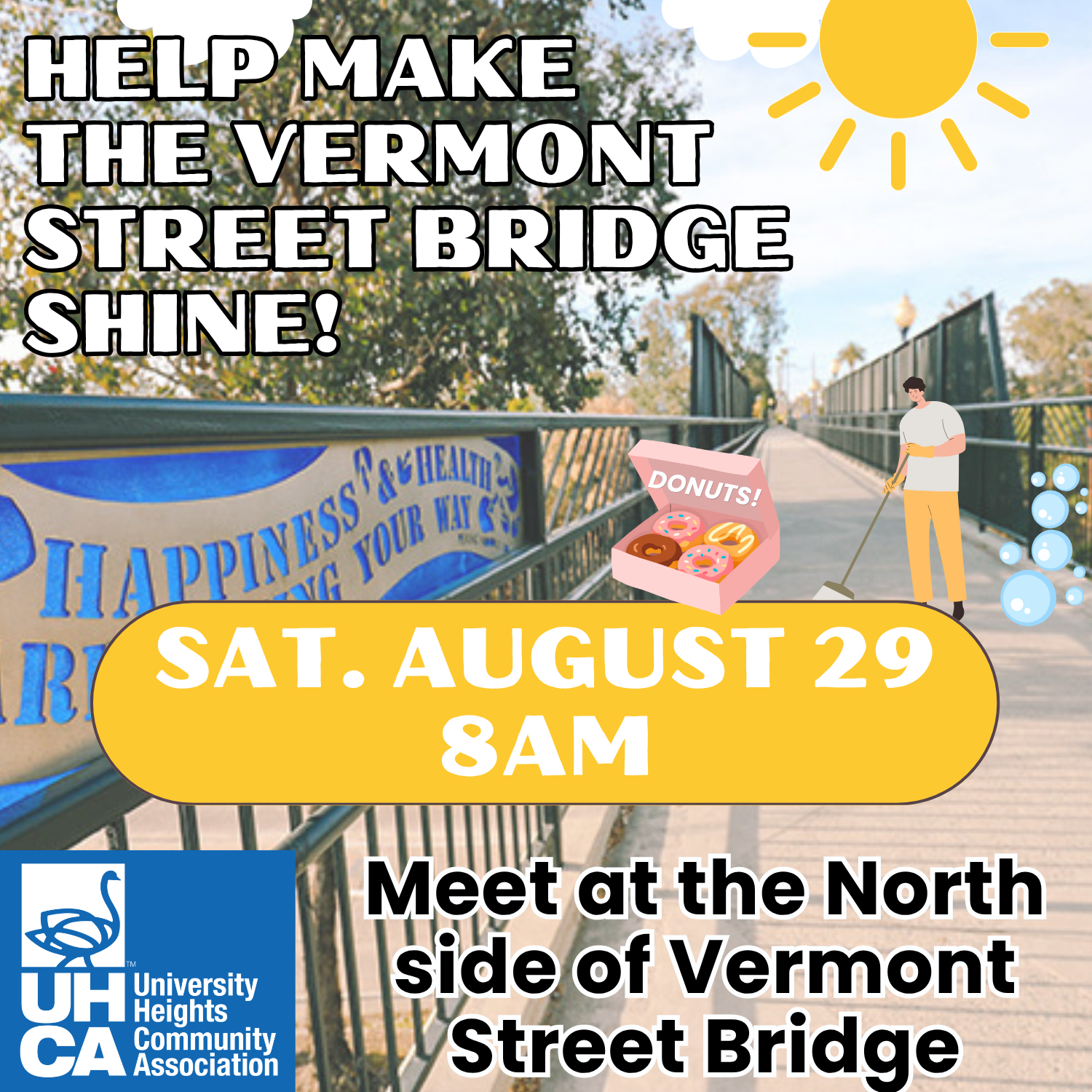 Vermont St. Bridge Clean-up