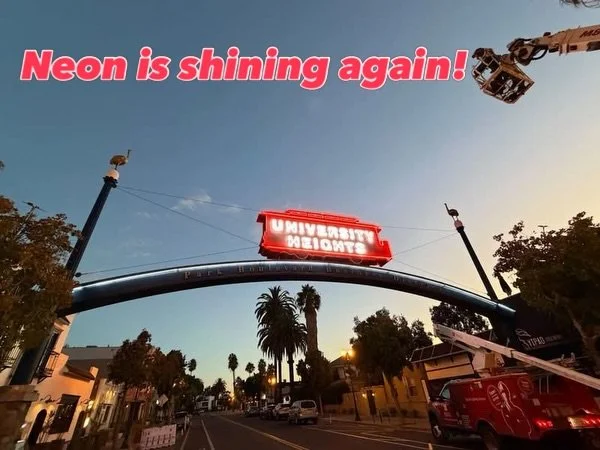 Our sign is lit up again! 
Phase 1 is just about done - as of 5am today the sign is lit again with shining new neon and new transformers. 

Phase 2 is well underway, we&rsquo;re over 1/2 way towards the goal of $80k to full refurb the sign. 

Help ou
