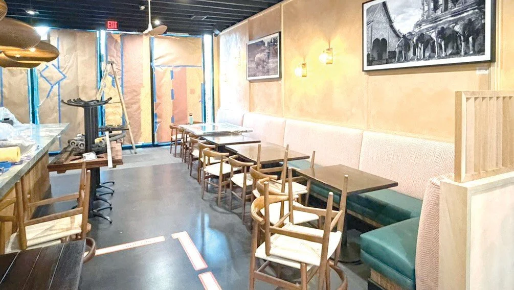  Inside Bahn Thai’s expanded dining room. Photo by Marc Johnson. 