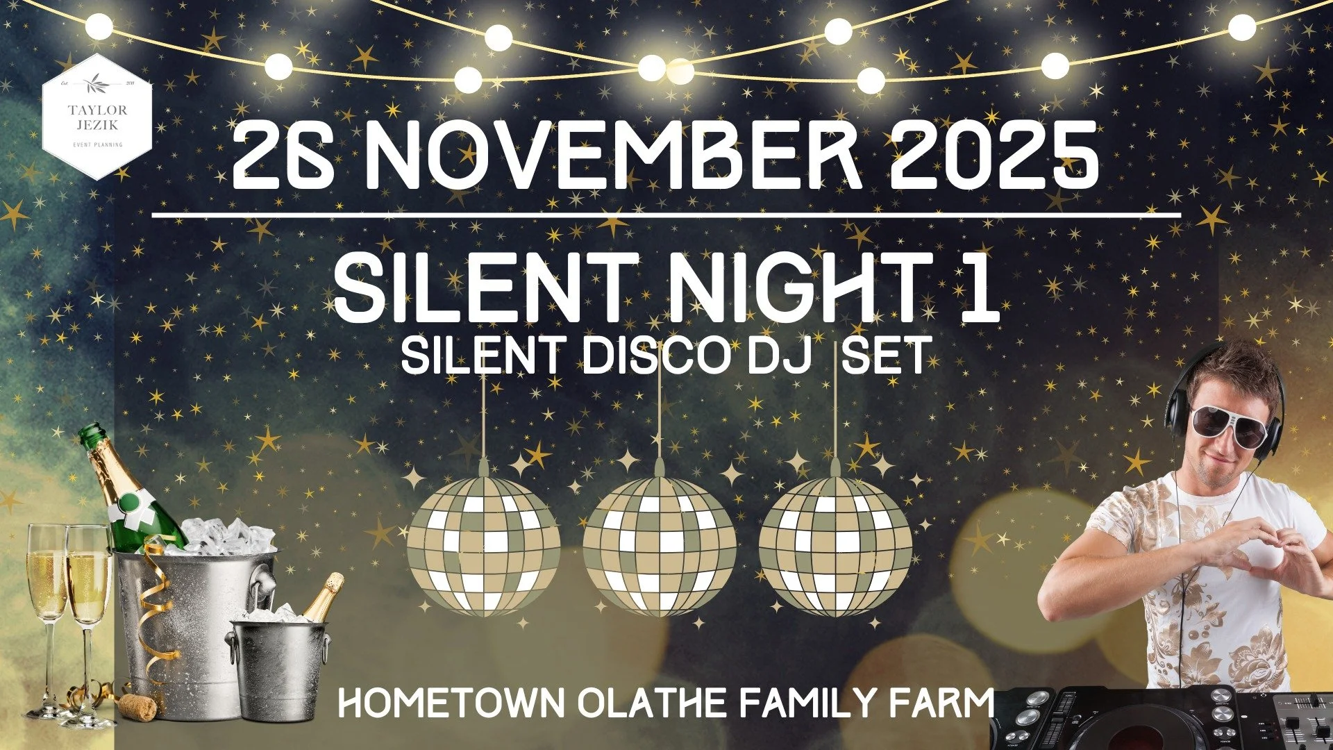 Silent Night 1 a Silent Disco in The Glass House
