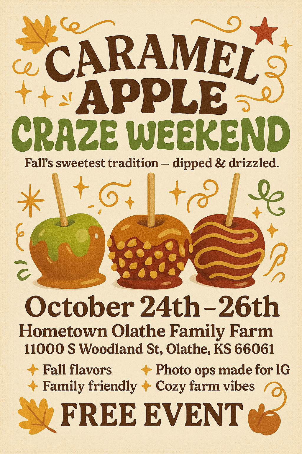 🍏 Caramel Apple Craze Weekend ✨