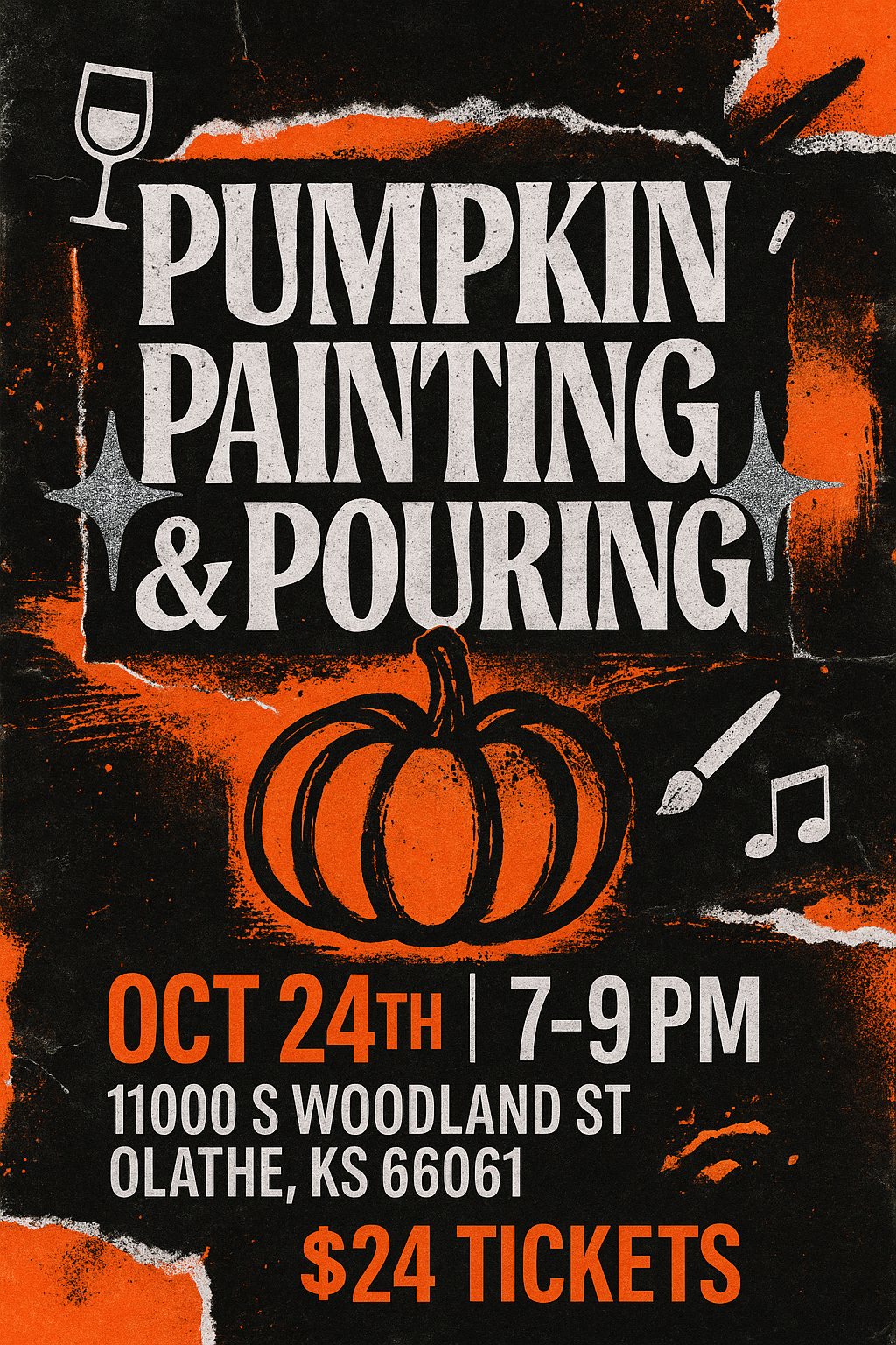 🎃✨ Pumpkin Painting & Pouring ✨🎃