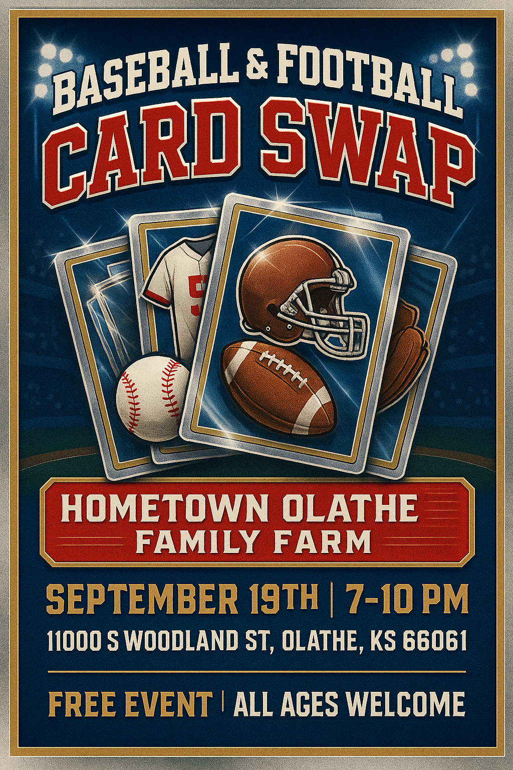 ⚾ Baseball & Football Card Swap Night 🏈