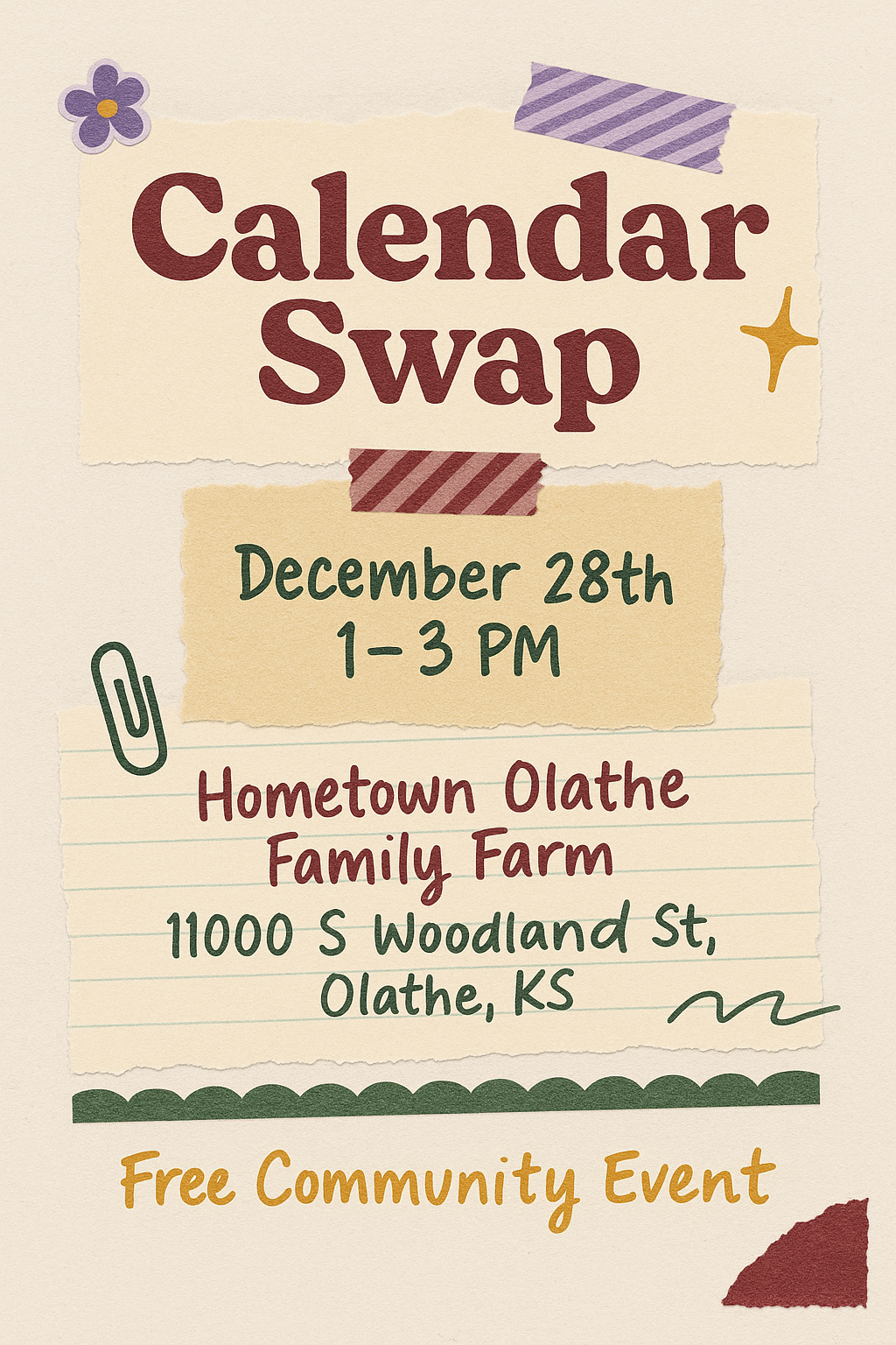 📆 Calendar Swap! 📆