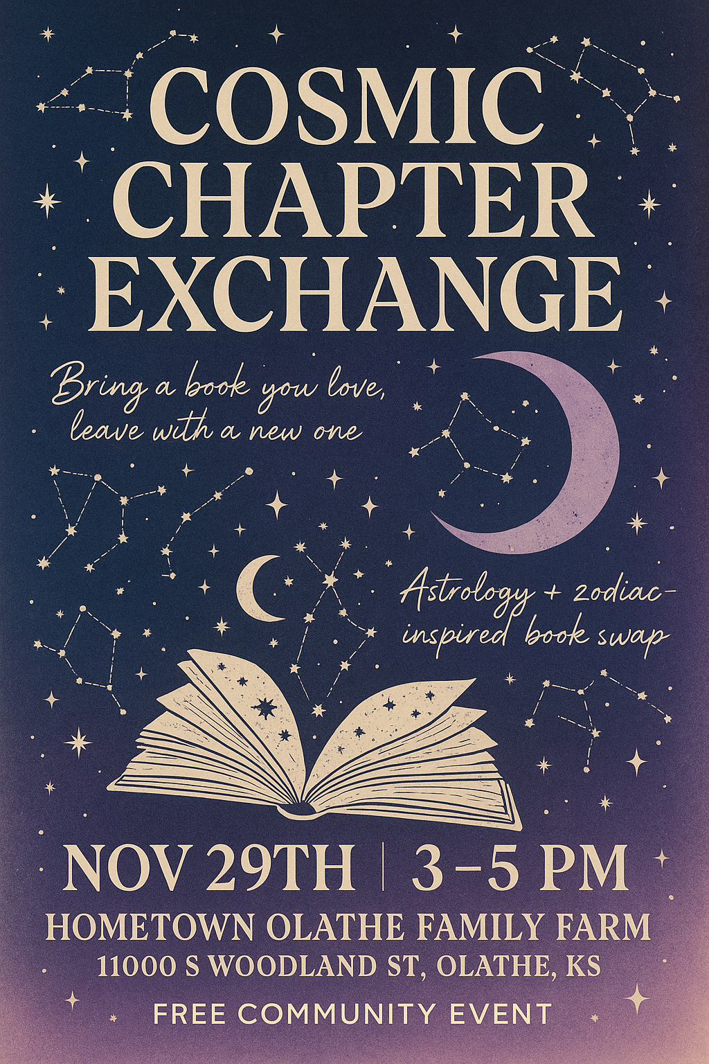 ✨ Cosmic Chapter Exchange ✨