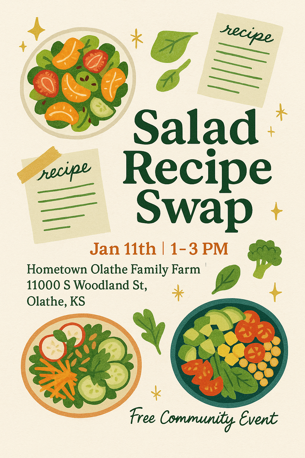 Salad Recipe Swap!