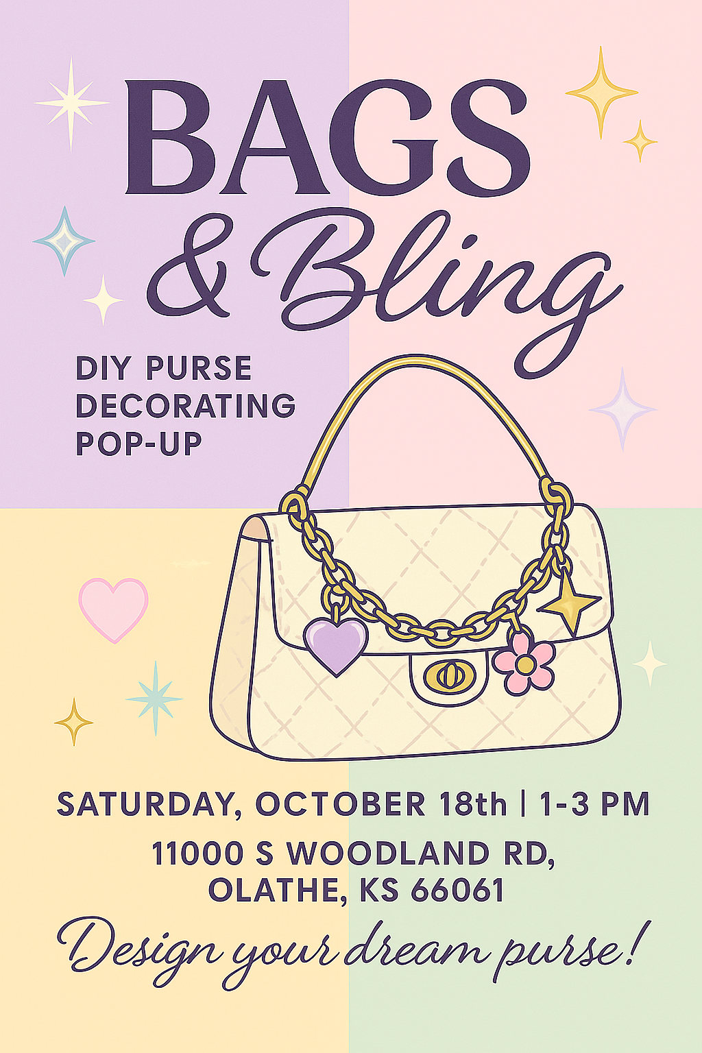 💖✨ Bags & Bling DIY Party ✨💖