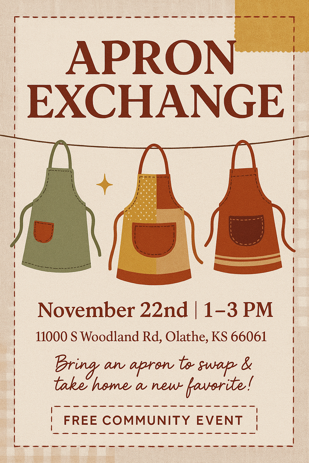 Apron Exchange at The H.O.F.F!