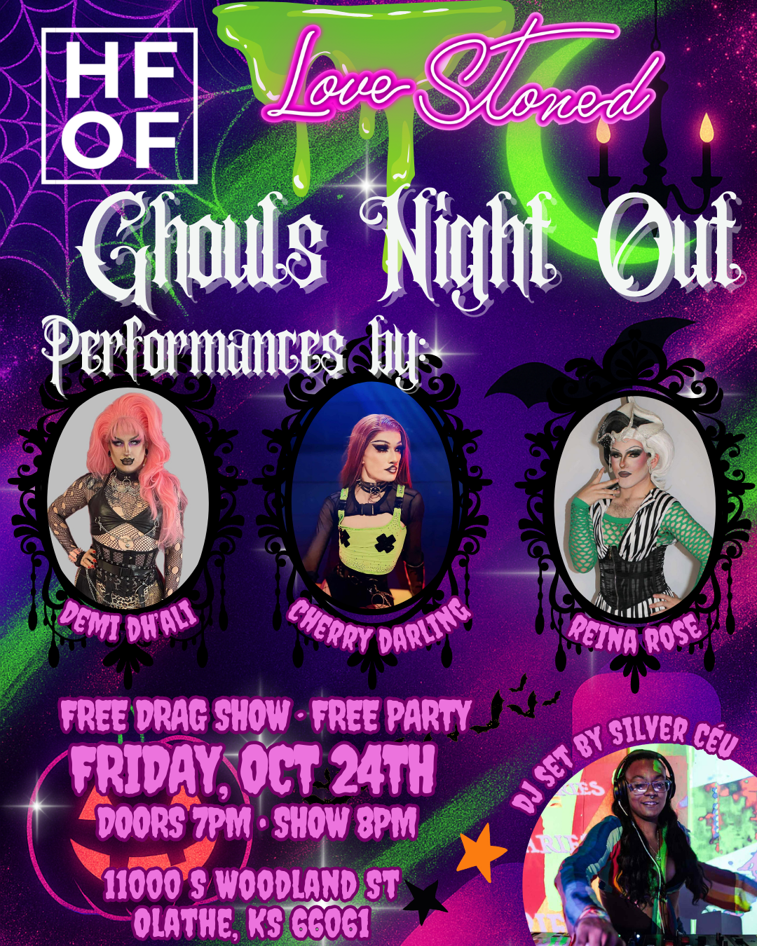 🕸️ H.O.F.F. + LoveStoned Present: Ghouls Night Out 🎃
