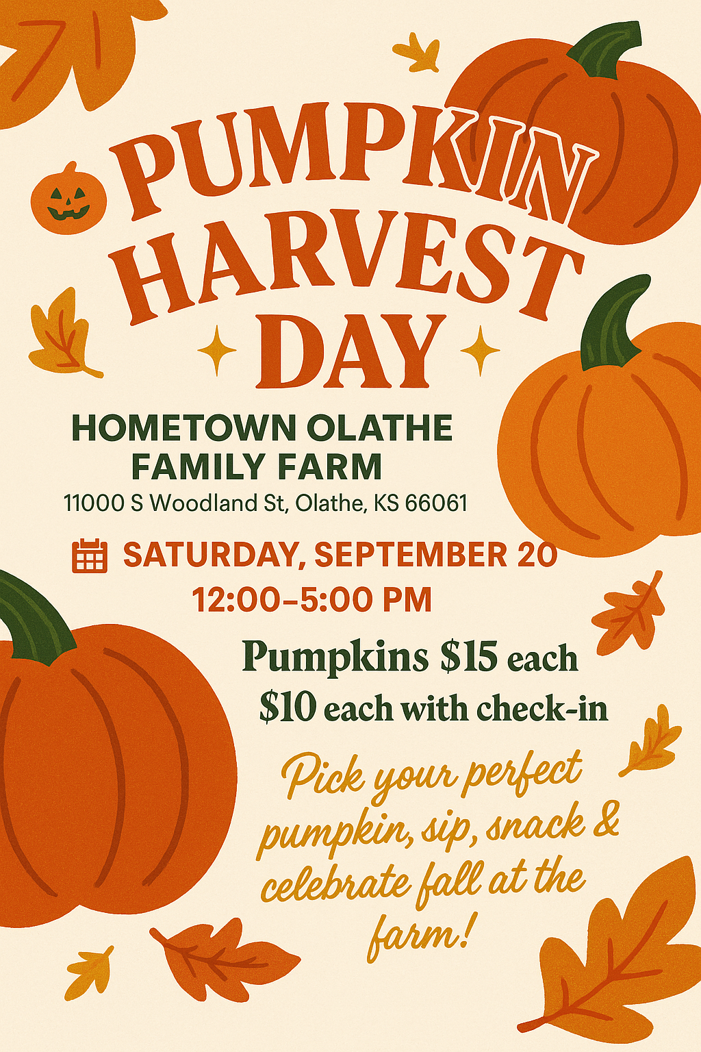 Pumpkin Harvest Day!