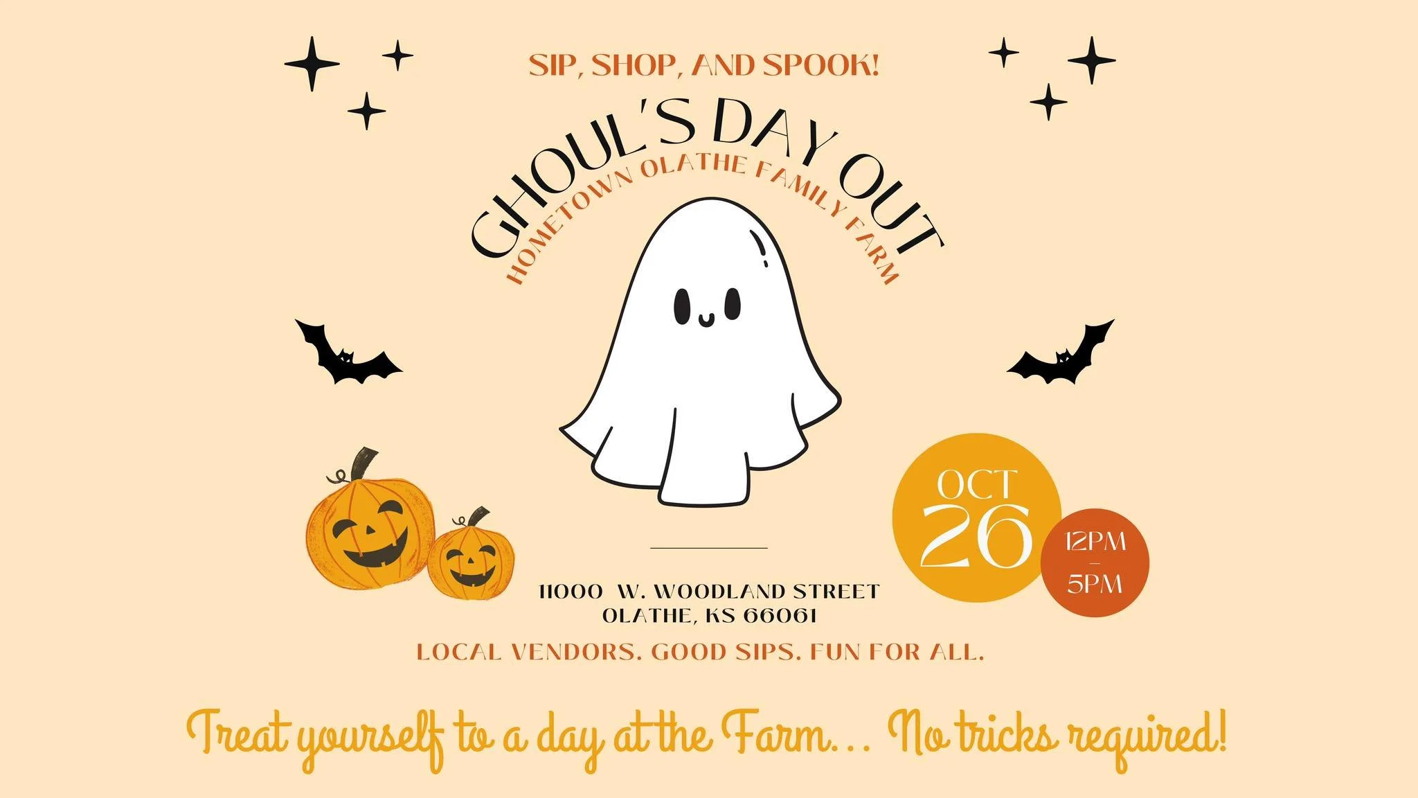 Ghoul's Day Out | Sip & Shop | October 26th