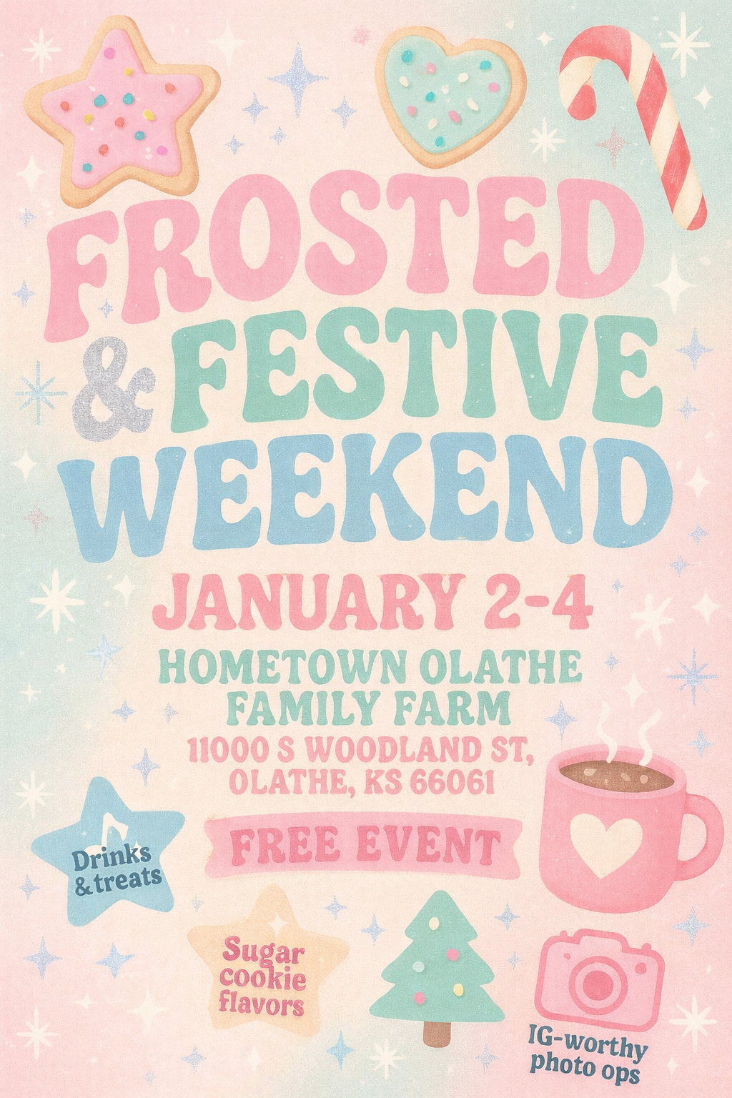 ❄️ Frosted & Festive Weekend 🍪