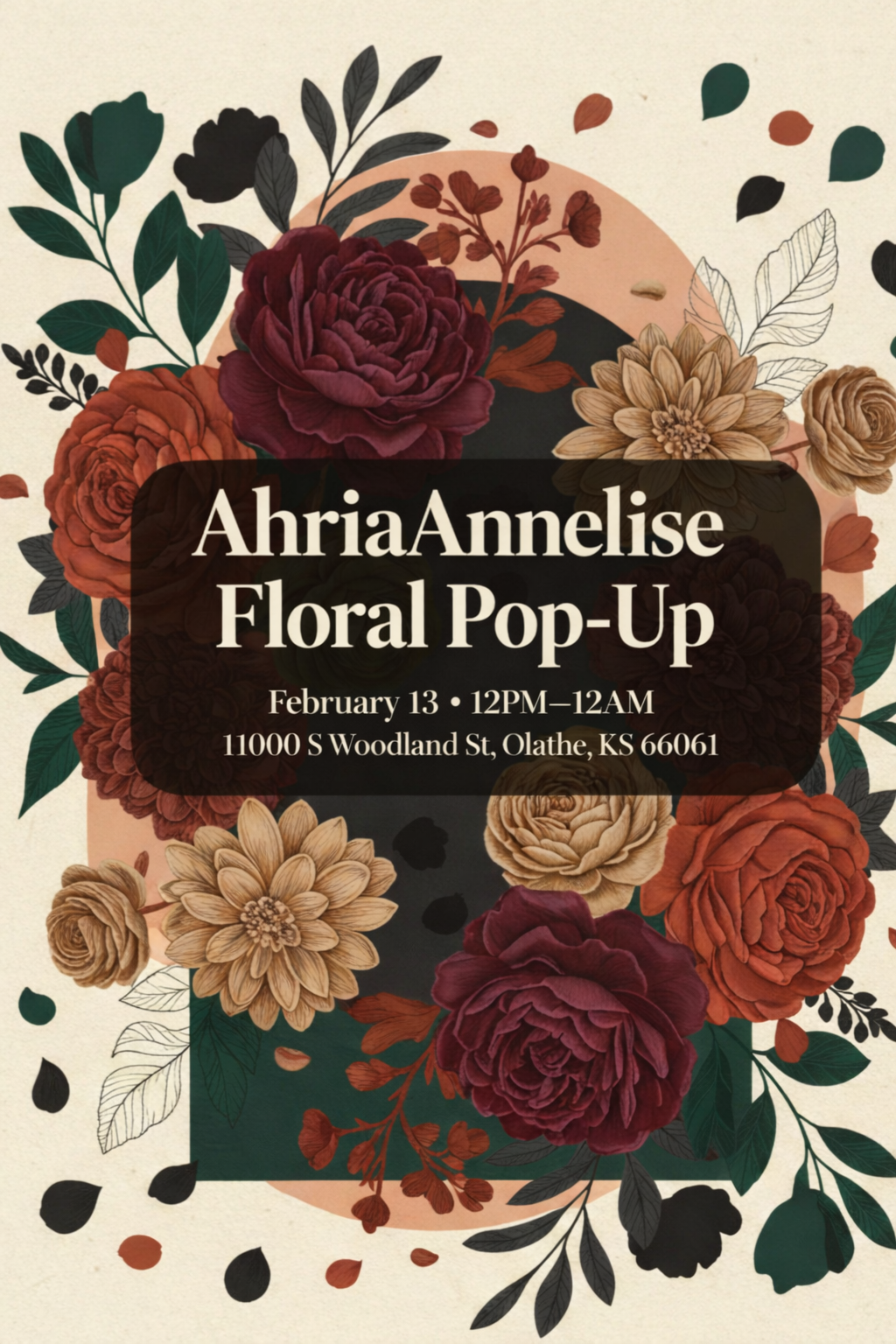 AhriaAnnelise Floral Pop-Up