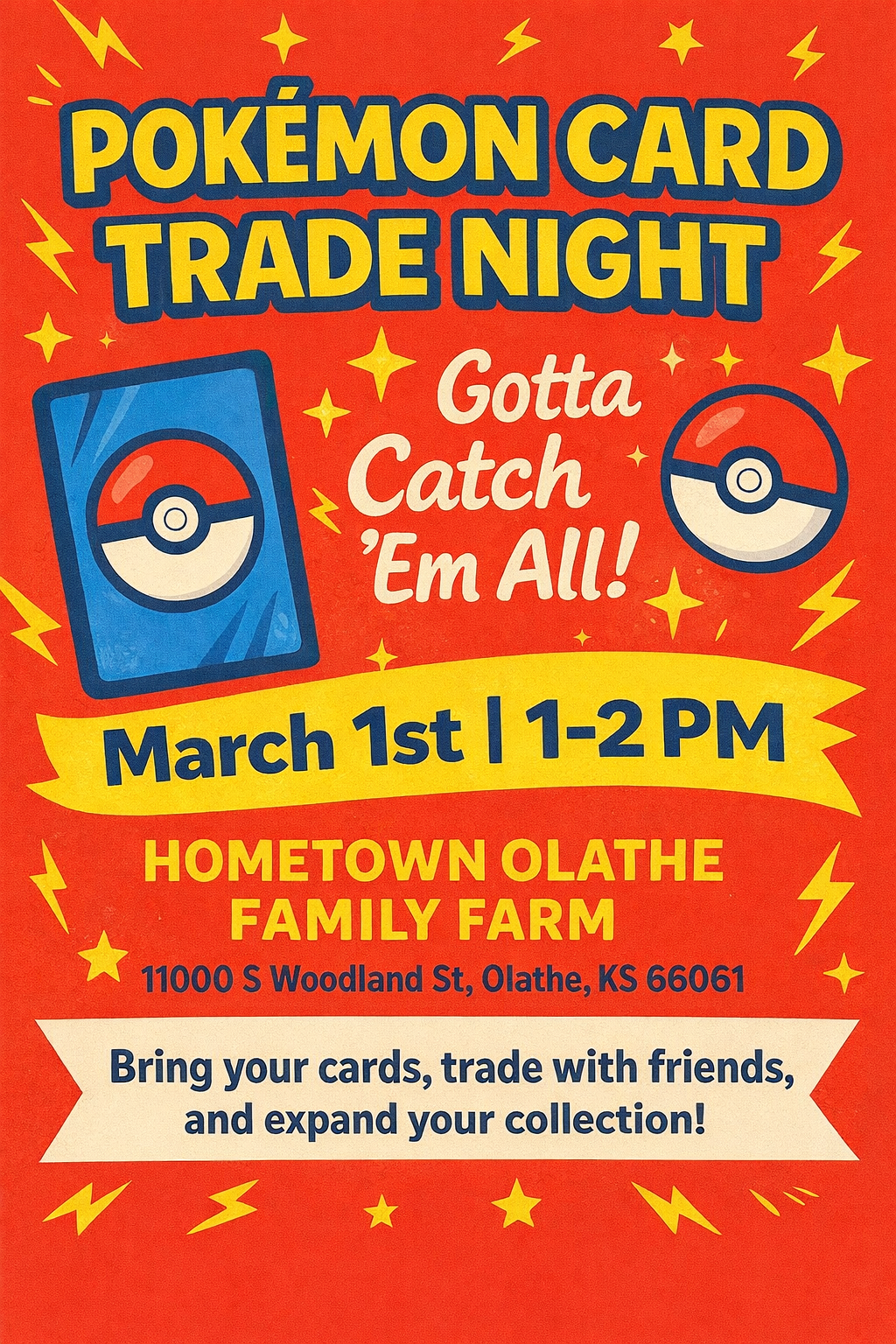 Pokémon Card Trade Night — Gotta Catch ’Em All!