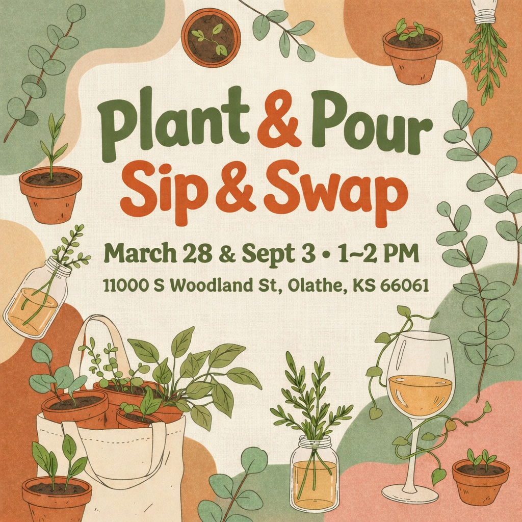 🌿🥂 Plant &amp; Pour – Sip &amp; Swap