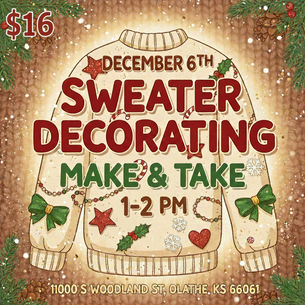 🎄 Sweater Decorating Make & Take 🎄