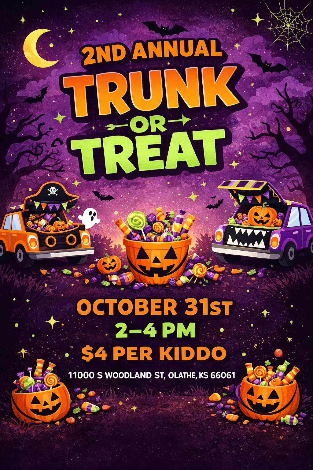 🎃 2nd Annual Trunk or Treat 👻