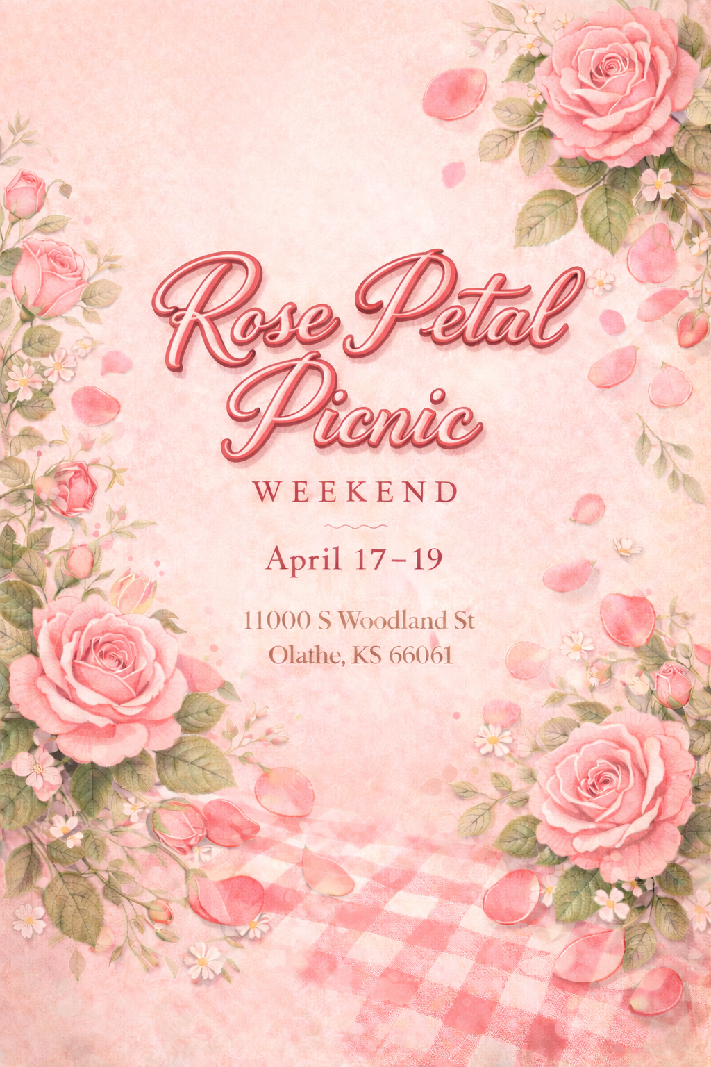 Rose Petal Picnic Weekend 🧺🌸