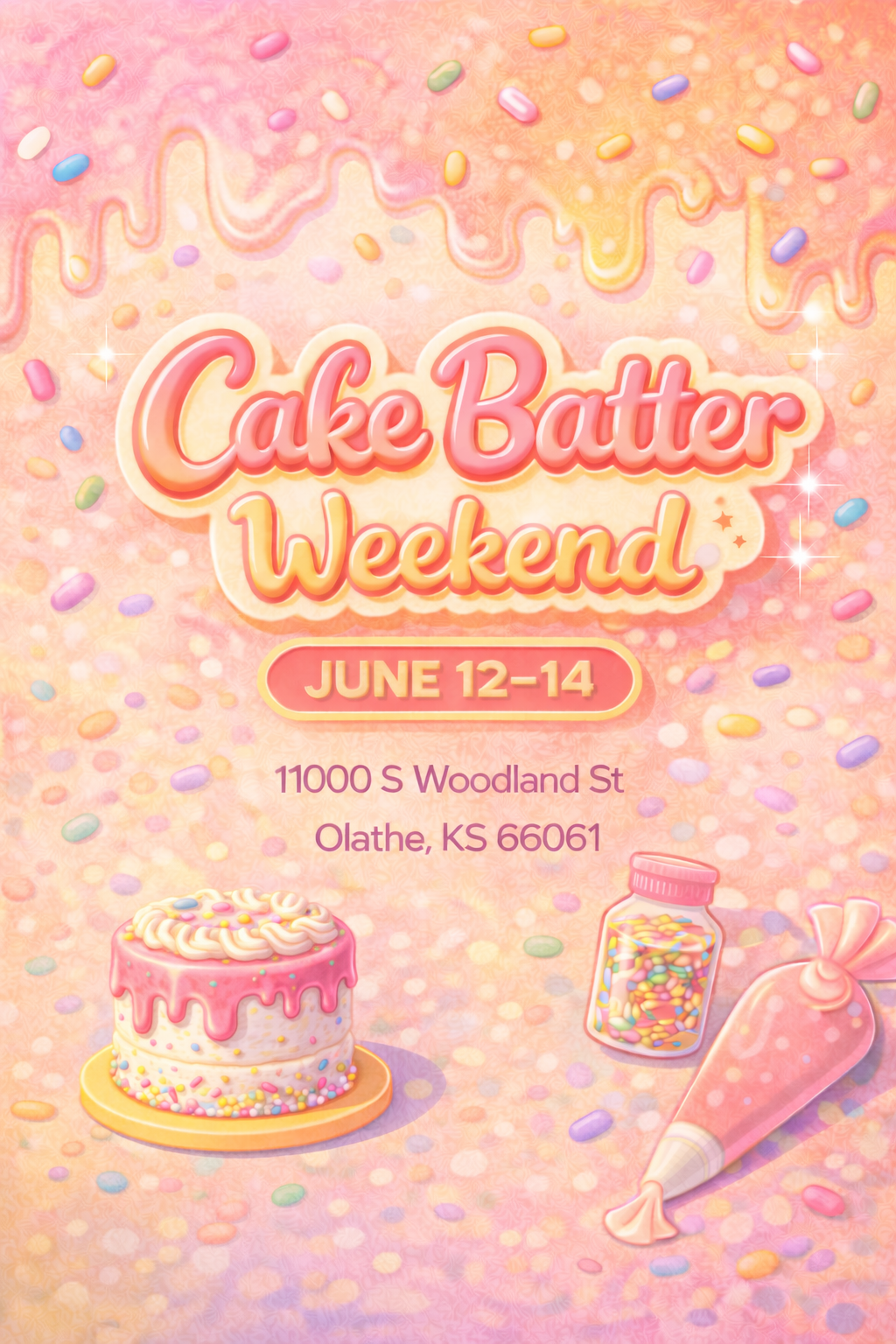 Cake Batter Weekend 🎂