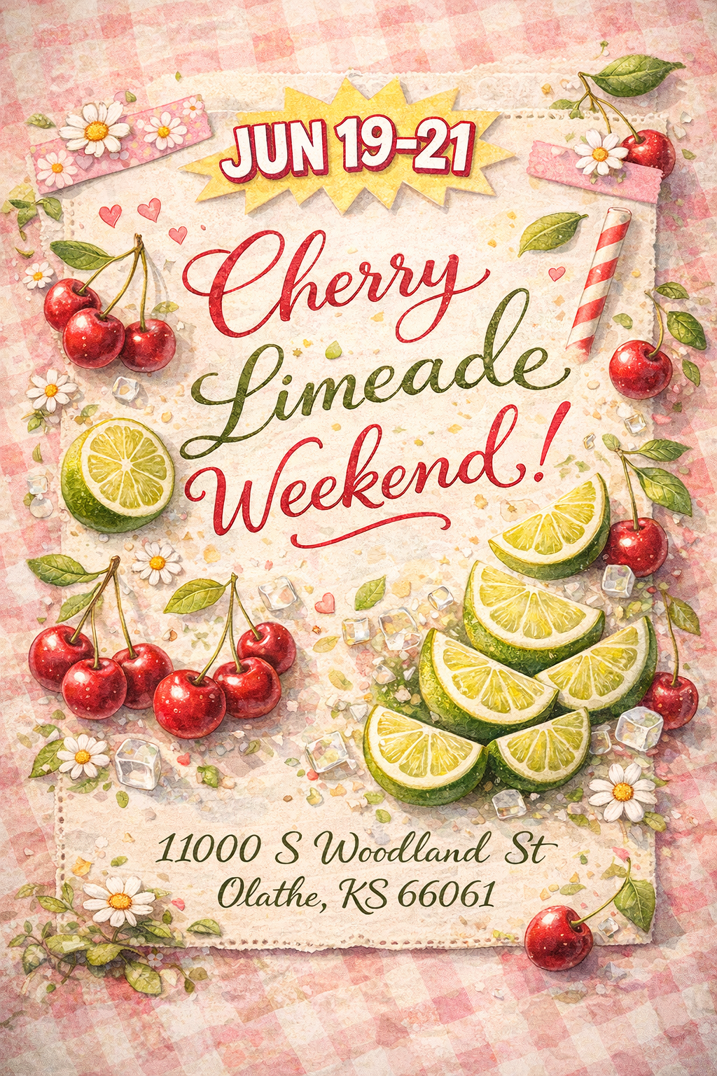 Cherry Limeade Weekend!