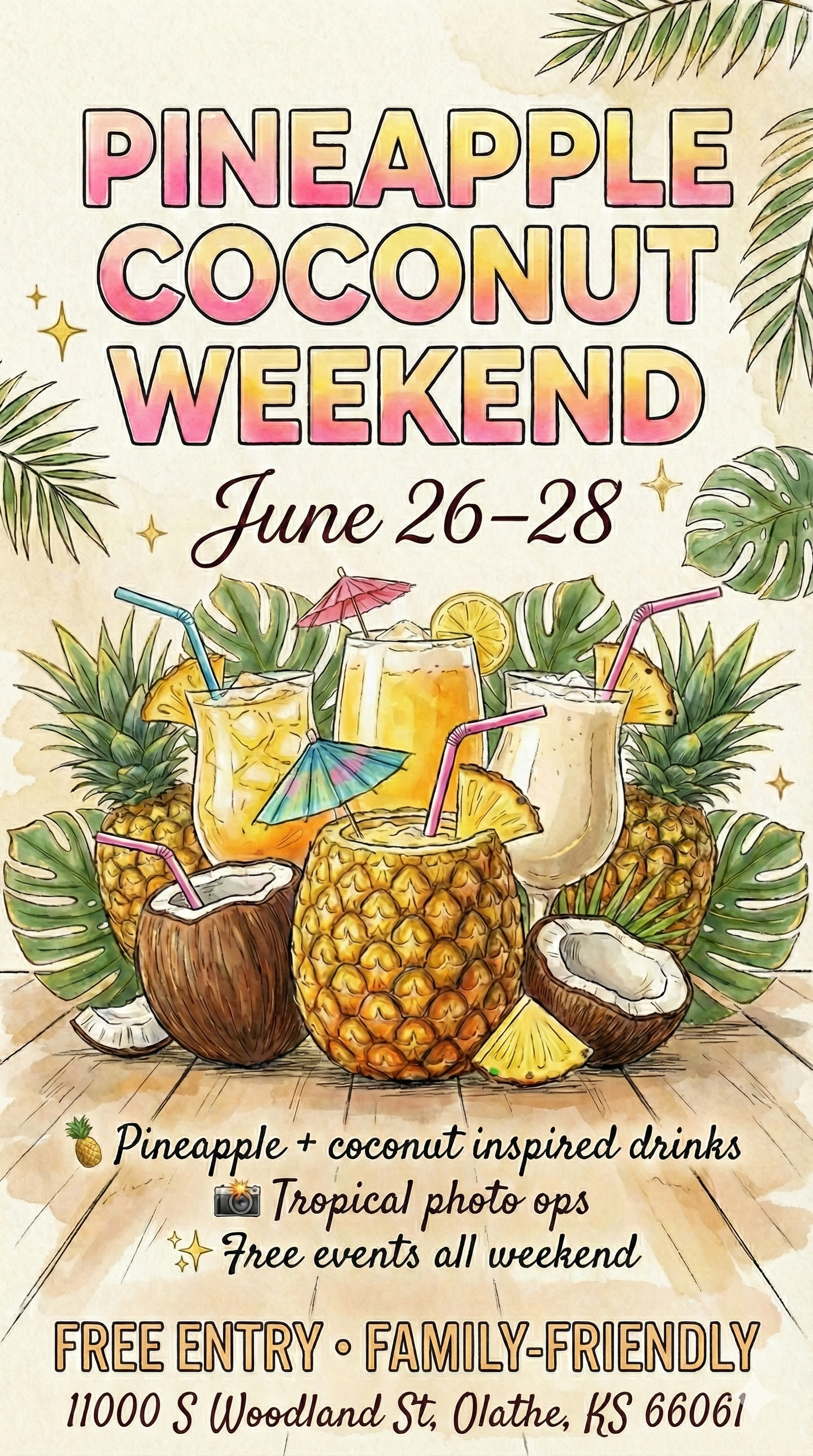 ✨ Pineapple Coconut Weekend ✨
