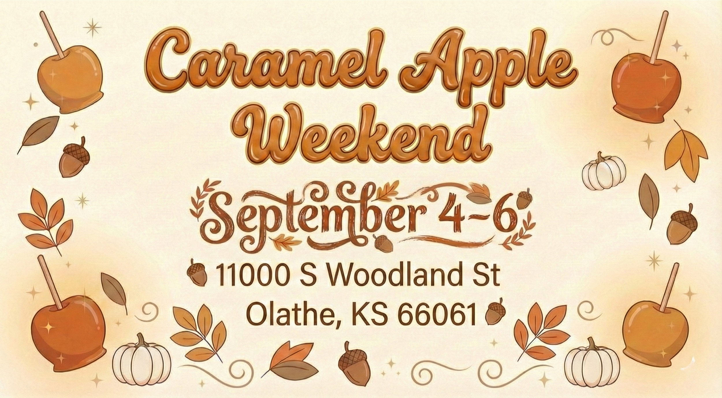 Caramel Apple Weekend