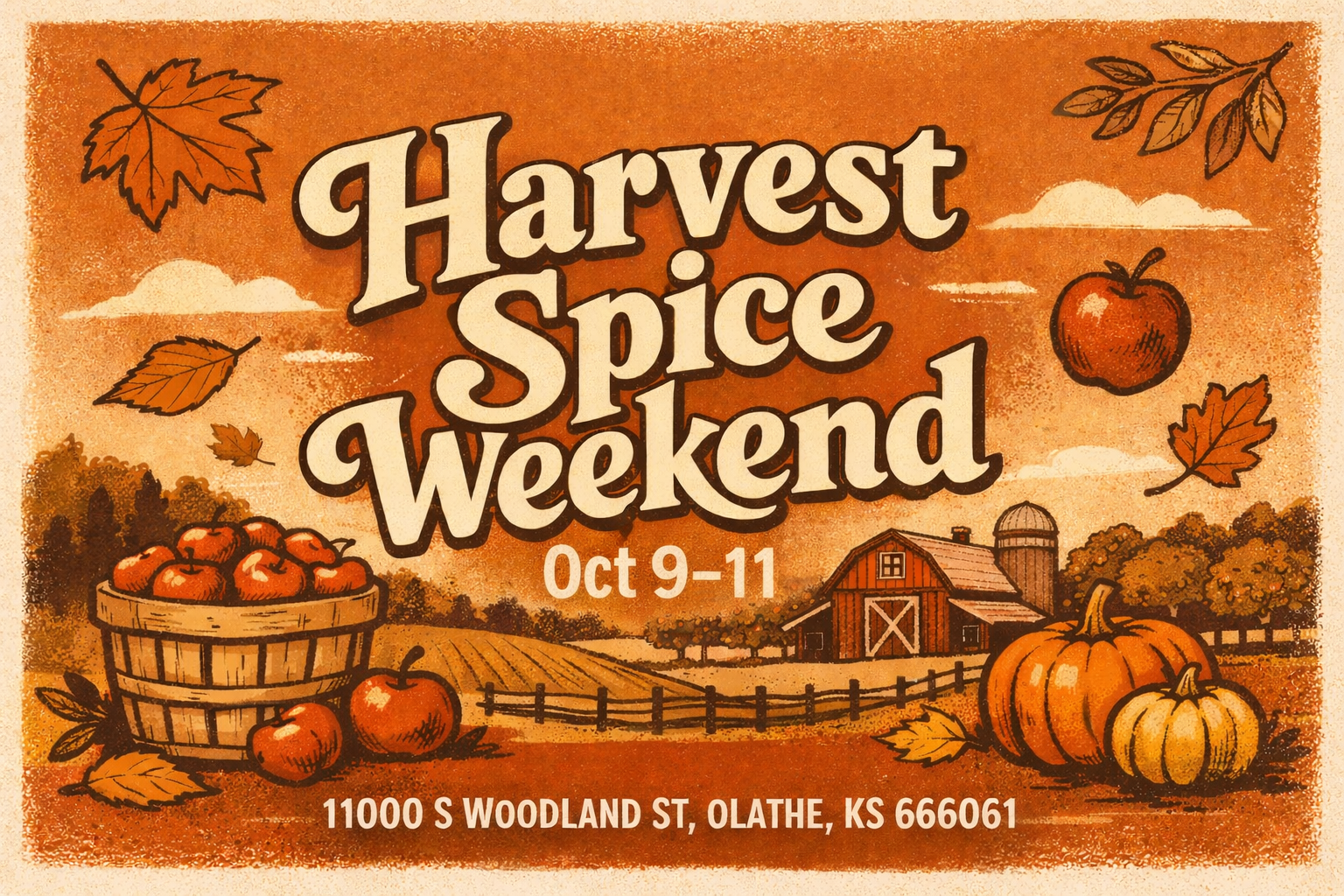 Harvest Spice Weekend 🍂