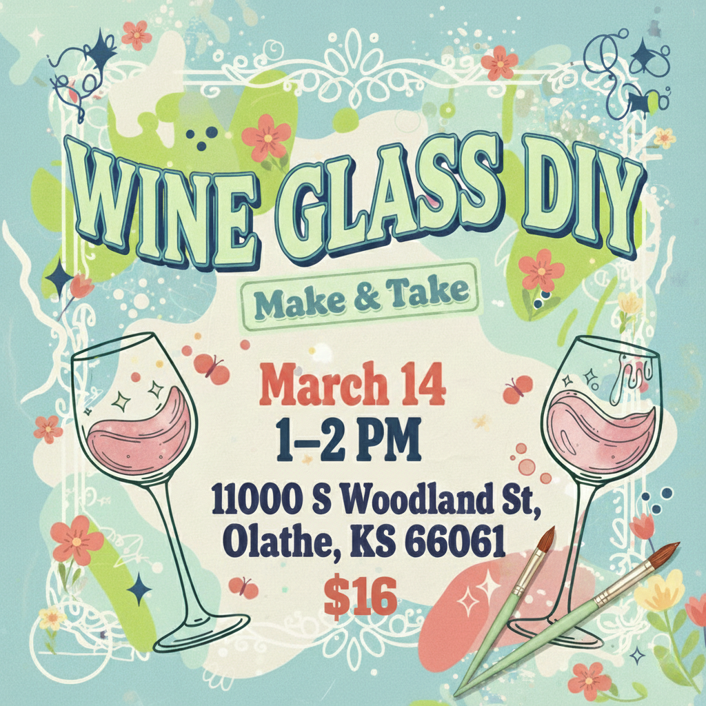 🍷✨ Wine Glass DIY: Make & Take ✨🍷