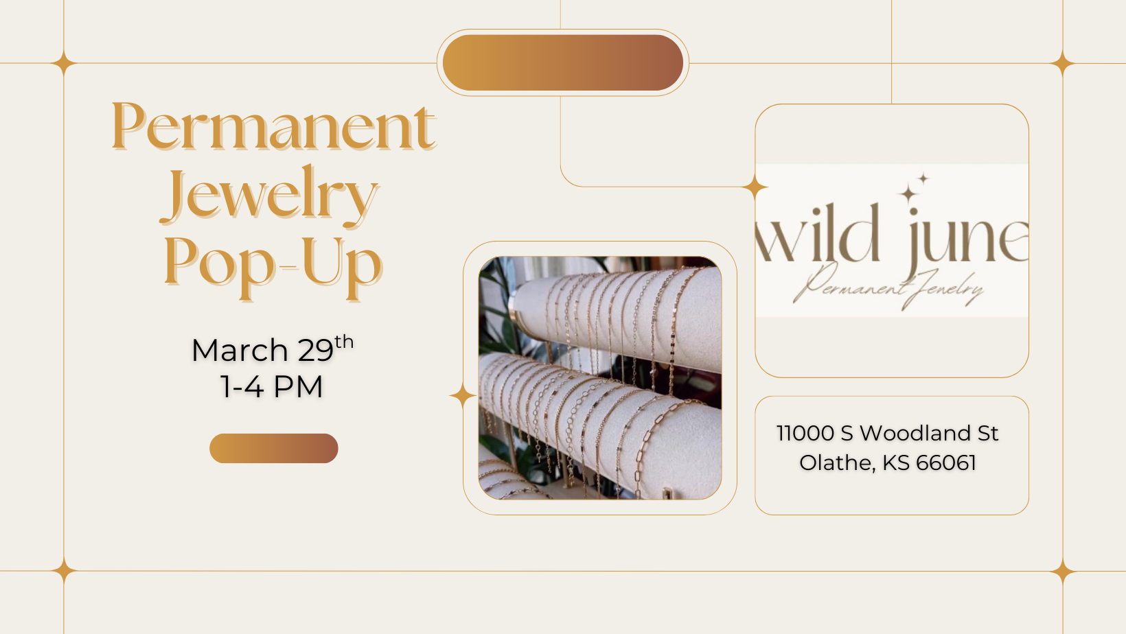 ✨ Wild June Permanent Jewelry Pop-Up!