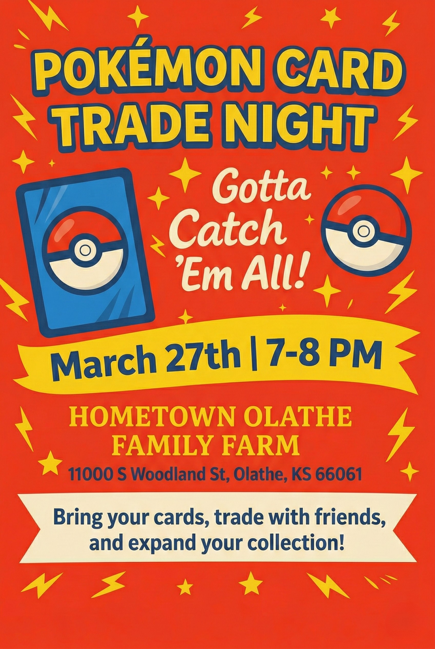 Pokémon Card Trade Night — Gotta Catch ’Em All!