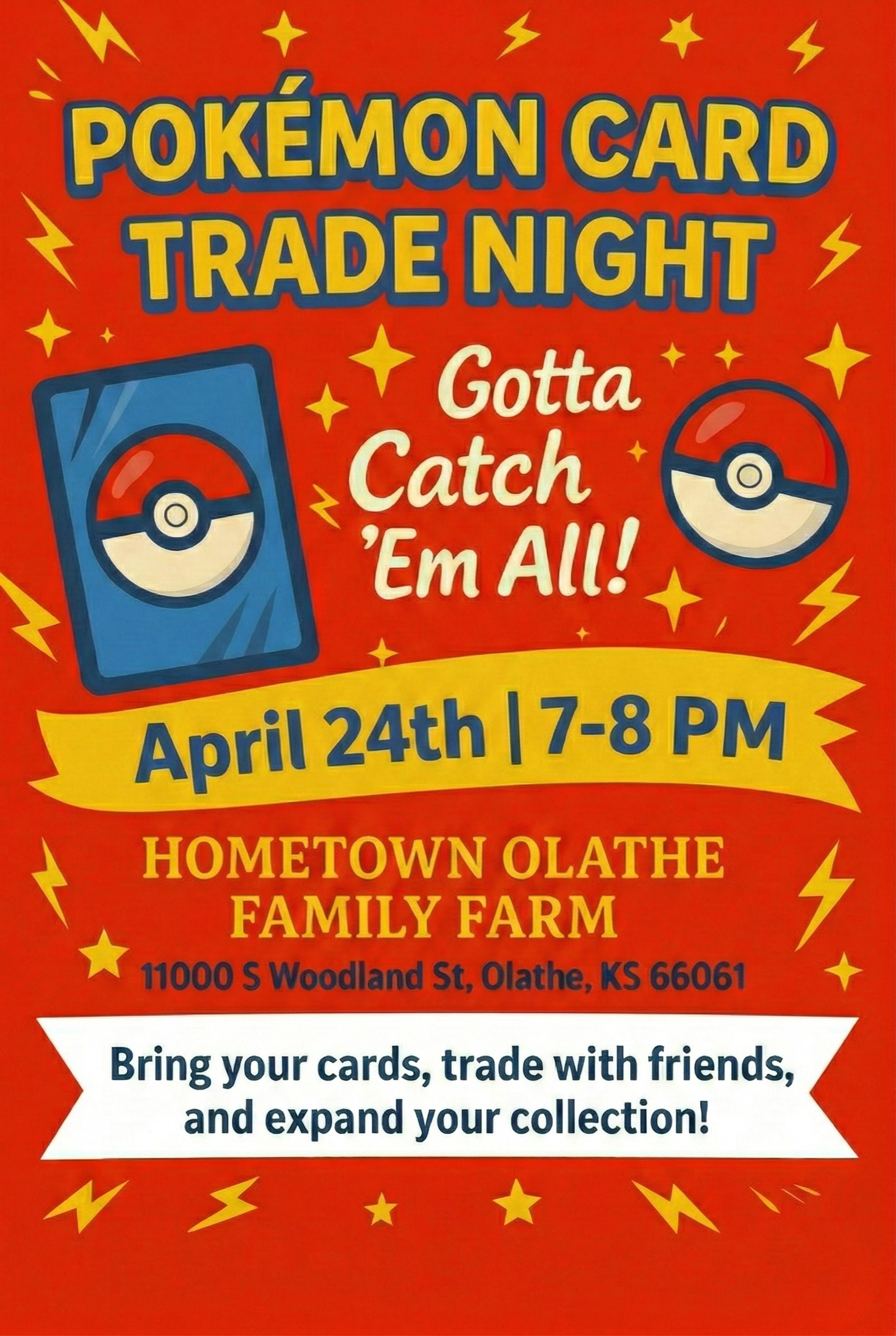 Pokémon Card Trade Night — Gotta Catch ’Em All!